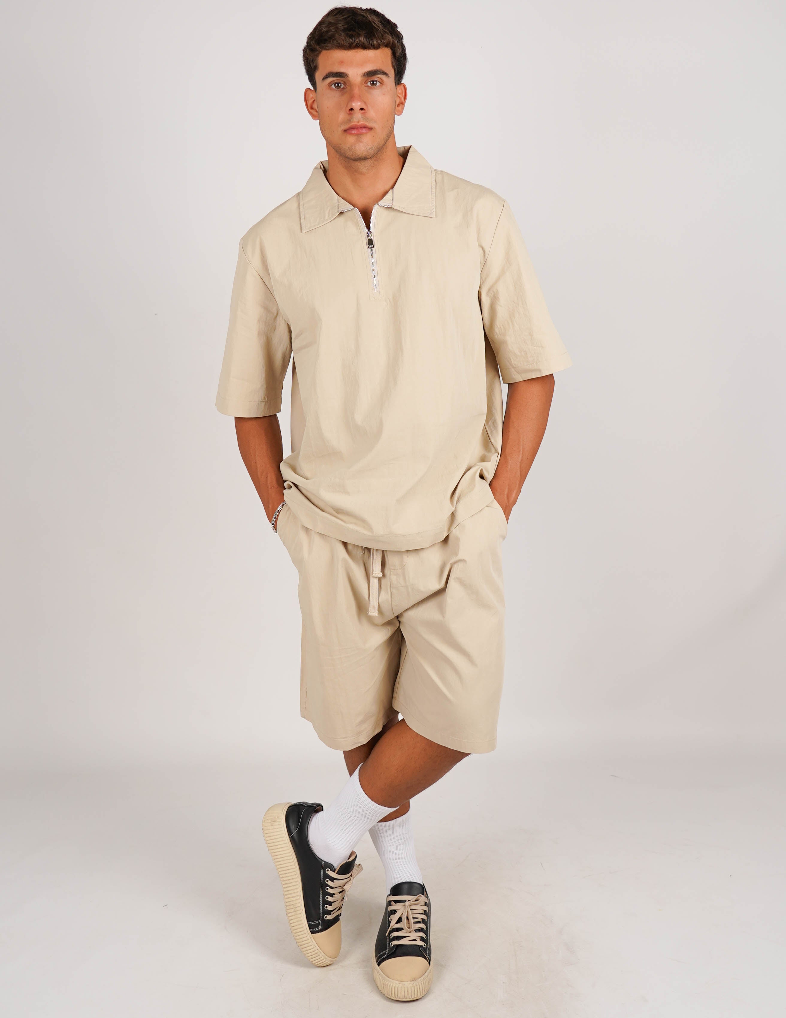 COORDINATO POLO CON ZIP