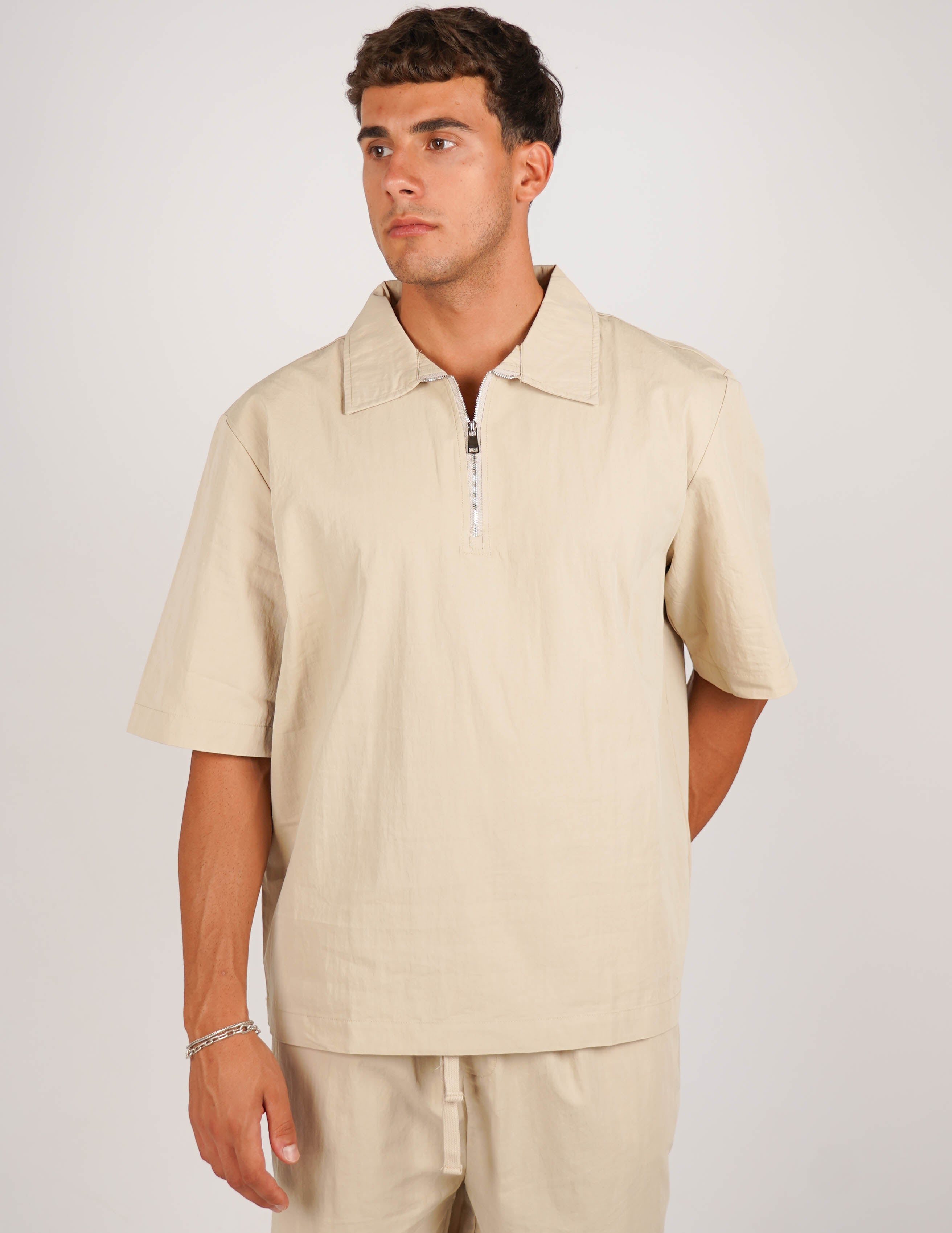 COORDINATO POLO CON ZIP
