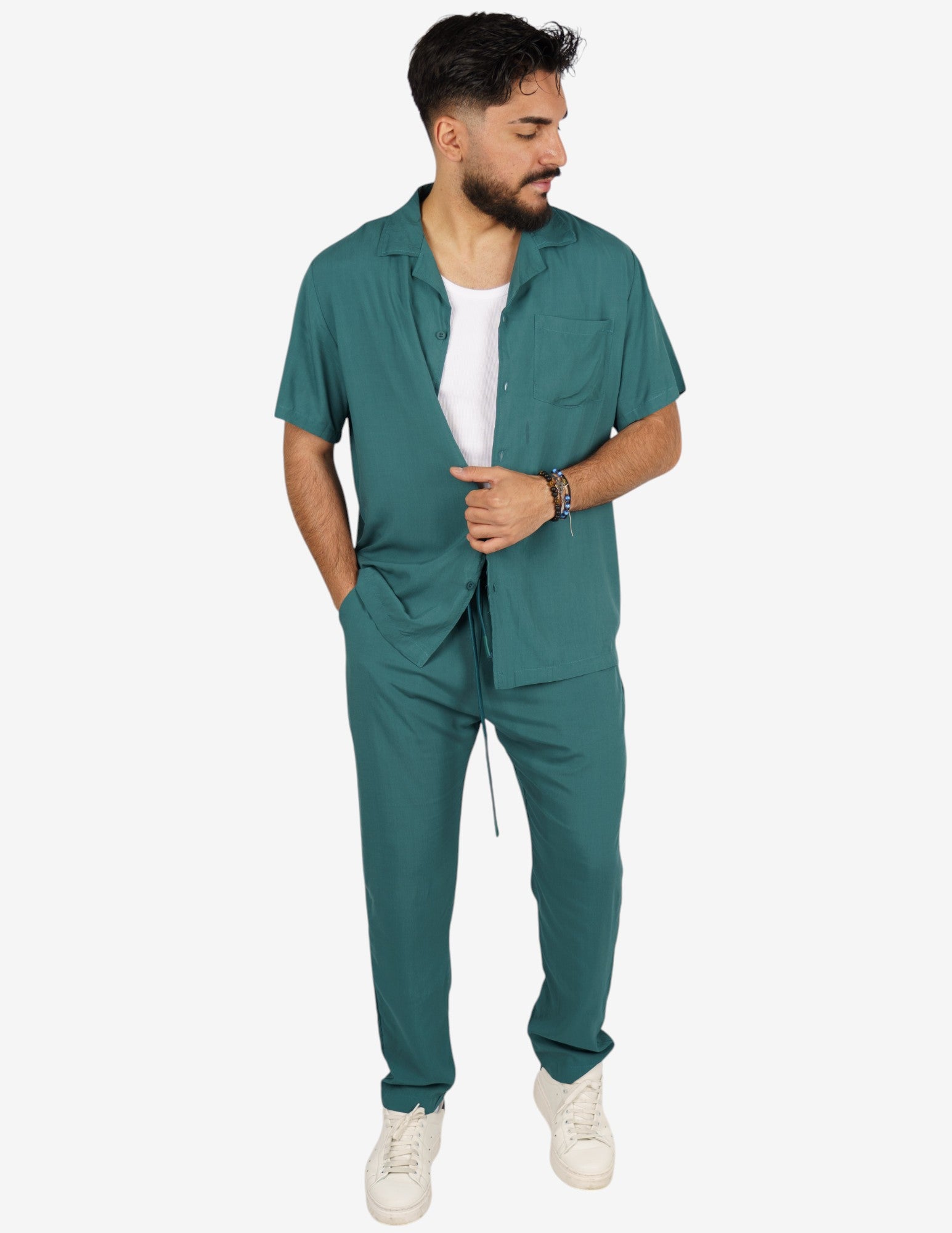 Coordinato in tessuto leggero