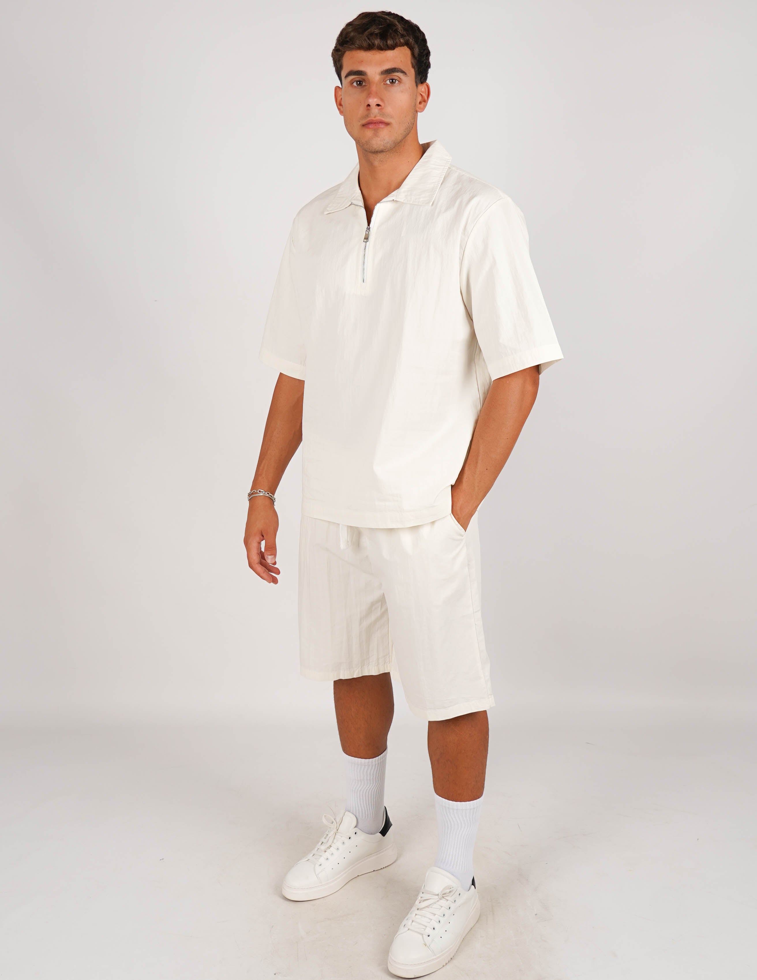 COORDINATO POLO CON ZIP