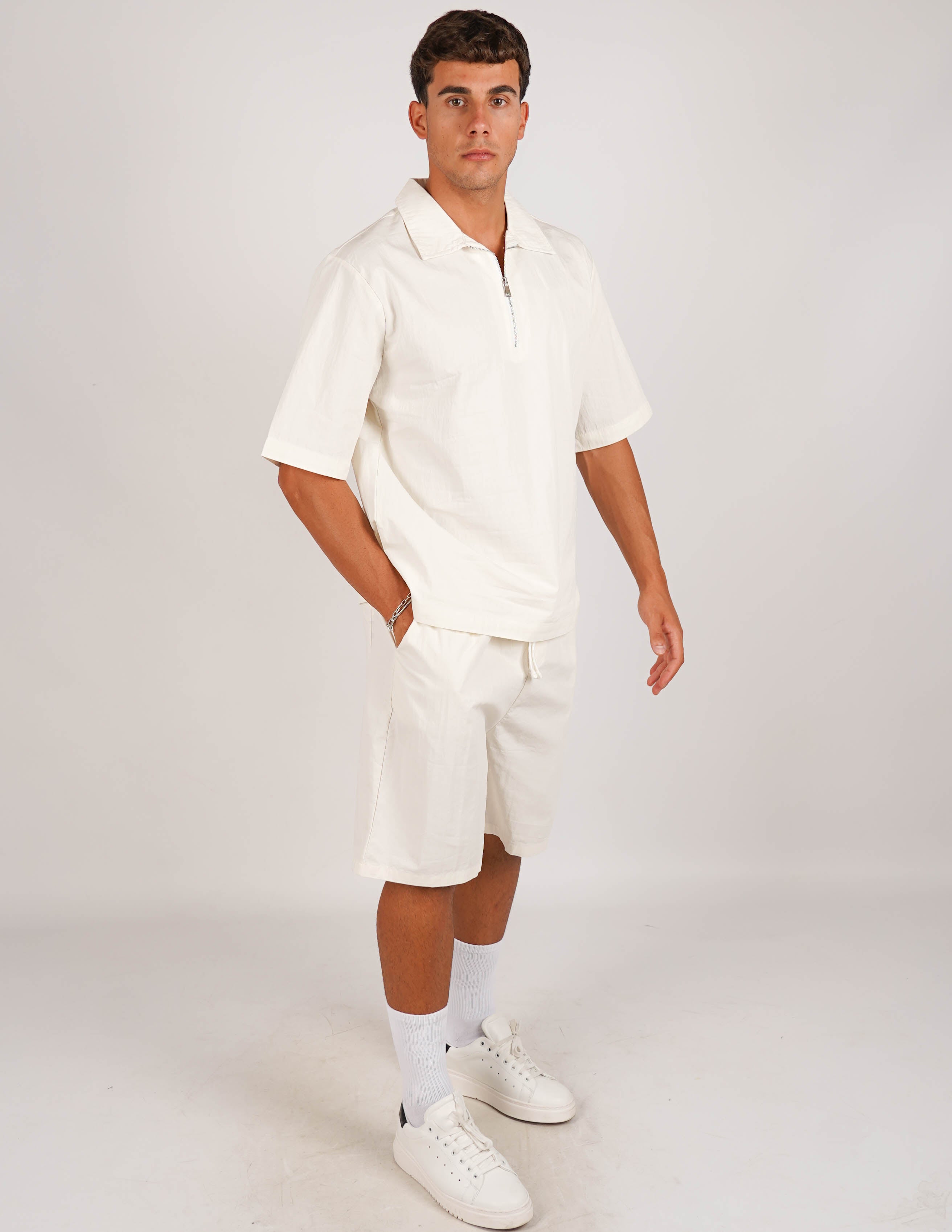 COORDINATO POLO CON ZIP