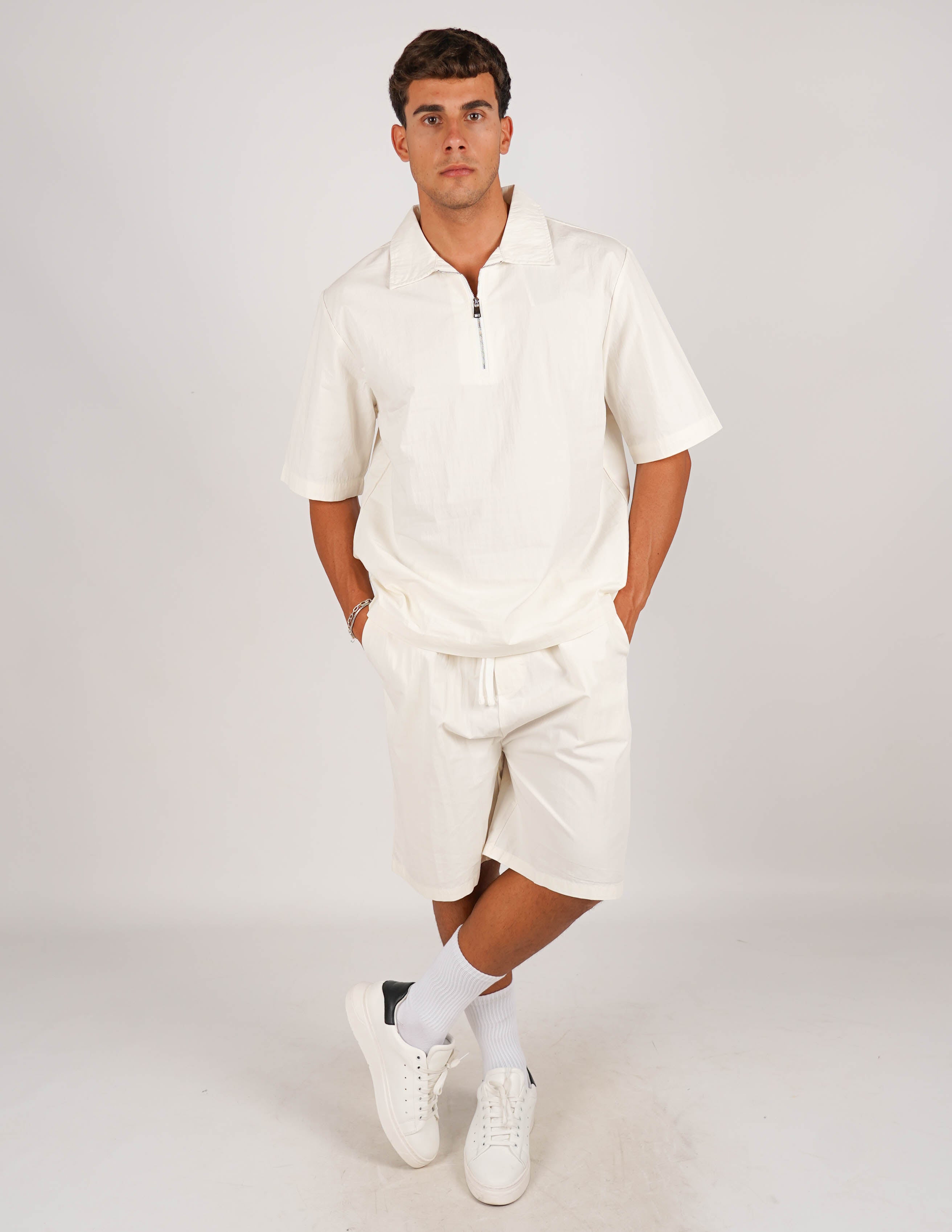 COORDINATO POLO CON ZIP