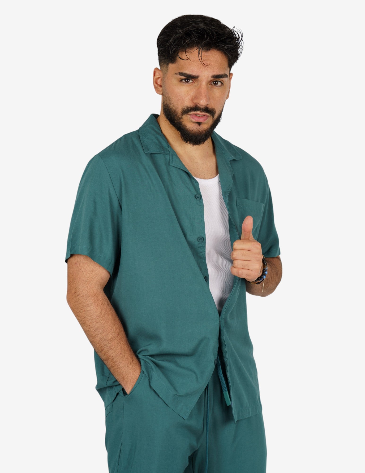 Coordinato in tessuto leggero