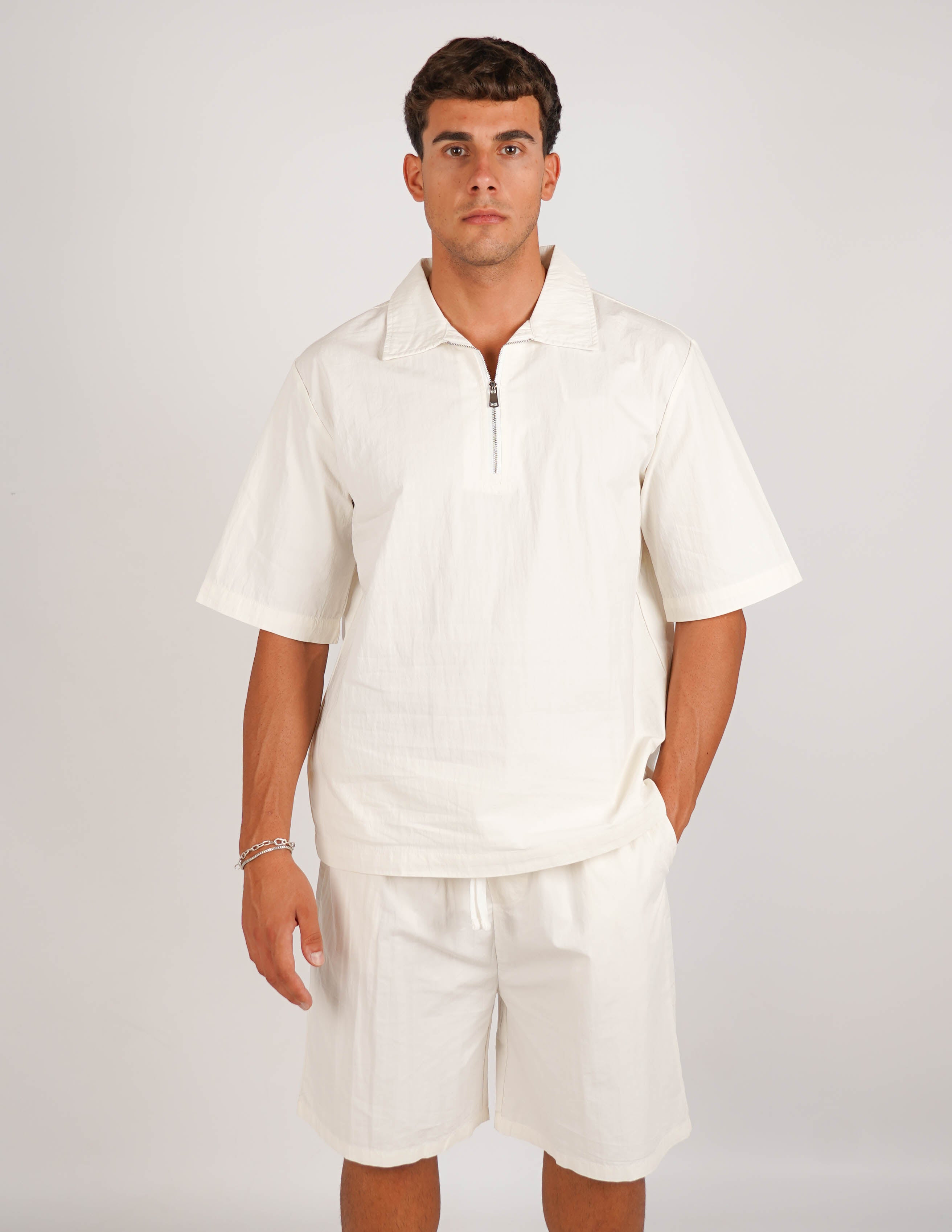 COORDINATO POLO CON ZIP