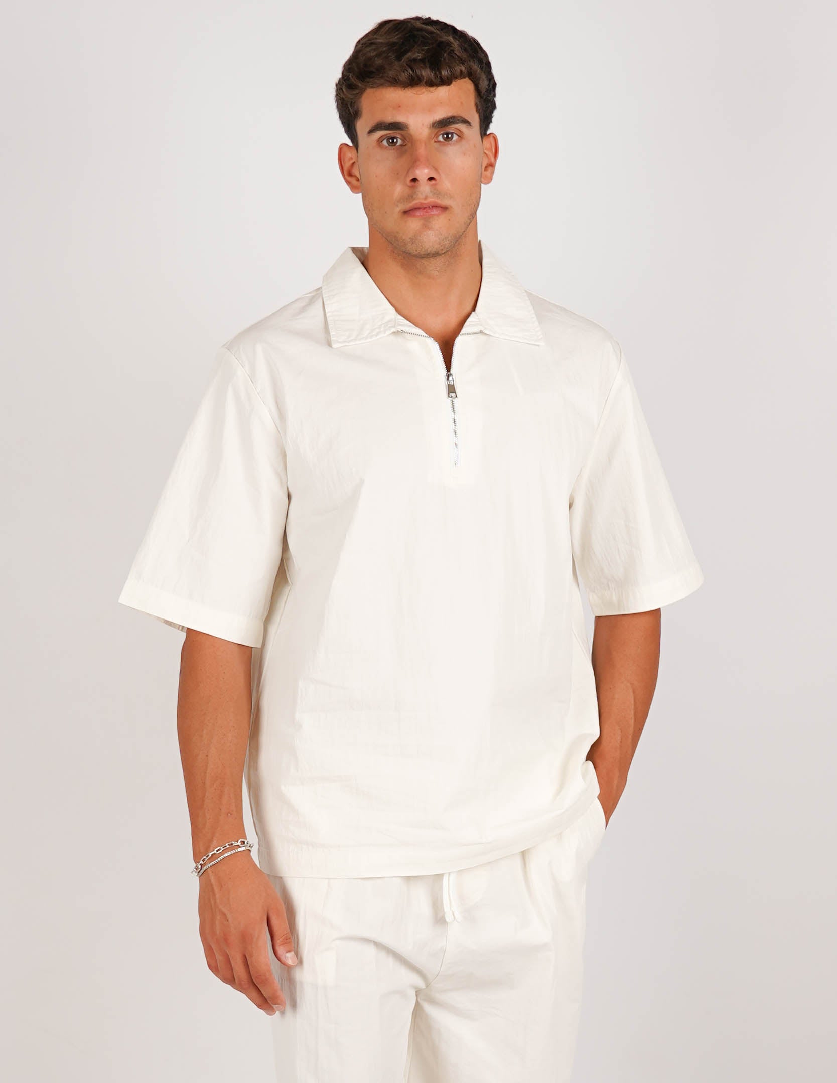 COORDINATO POLO CON ZIP