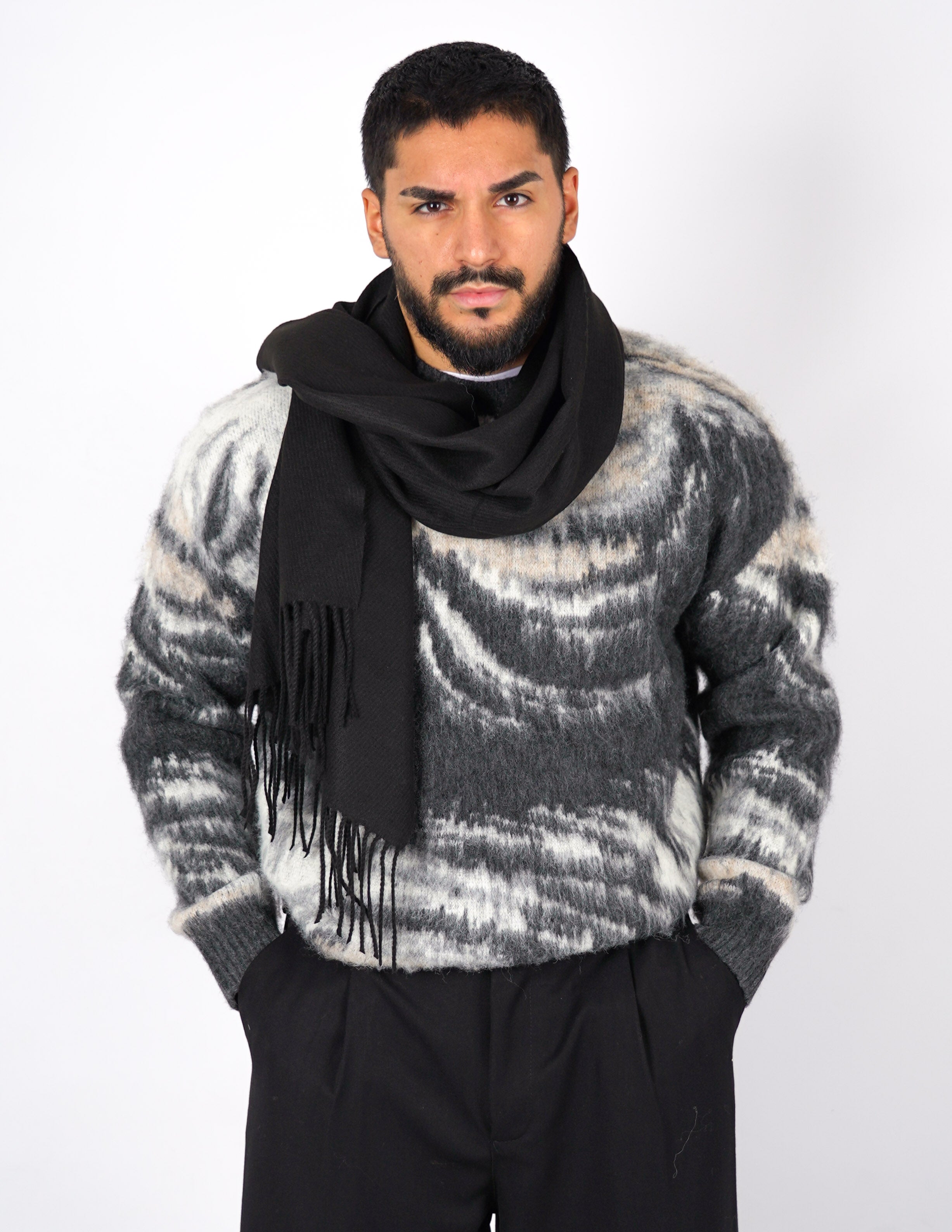 MAGLIONE A FANTASIA IN MISTO LANA