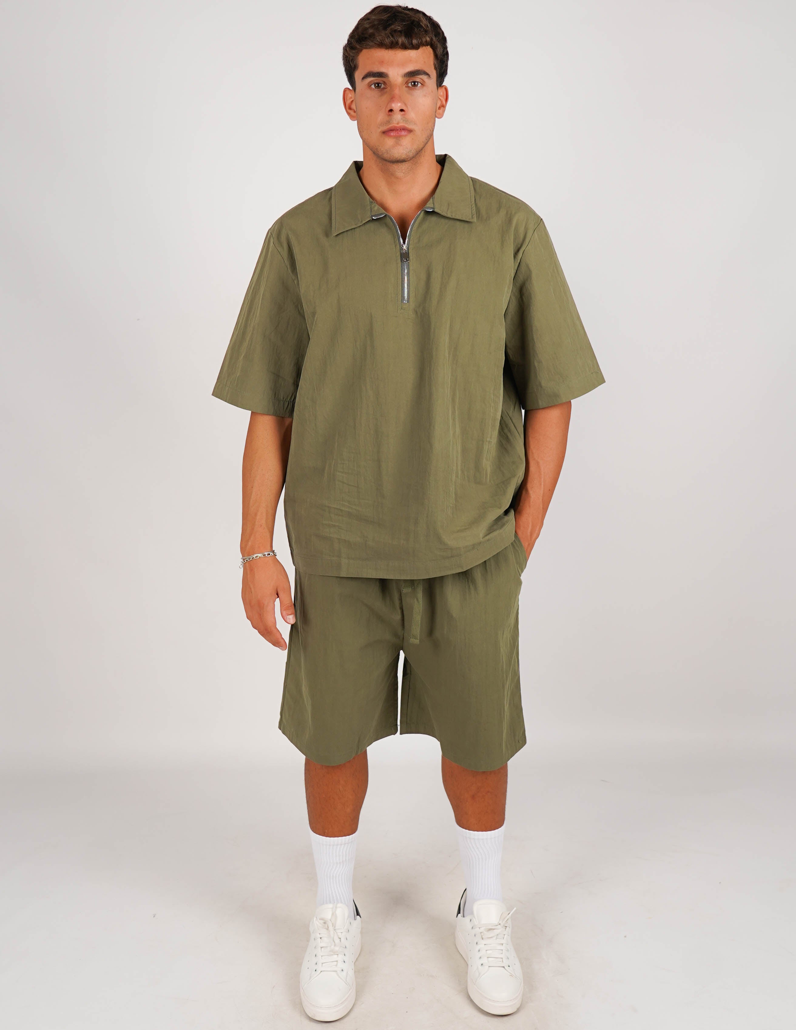 COORDINATO POLO CON ZIP