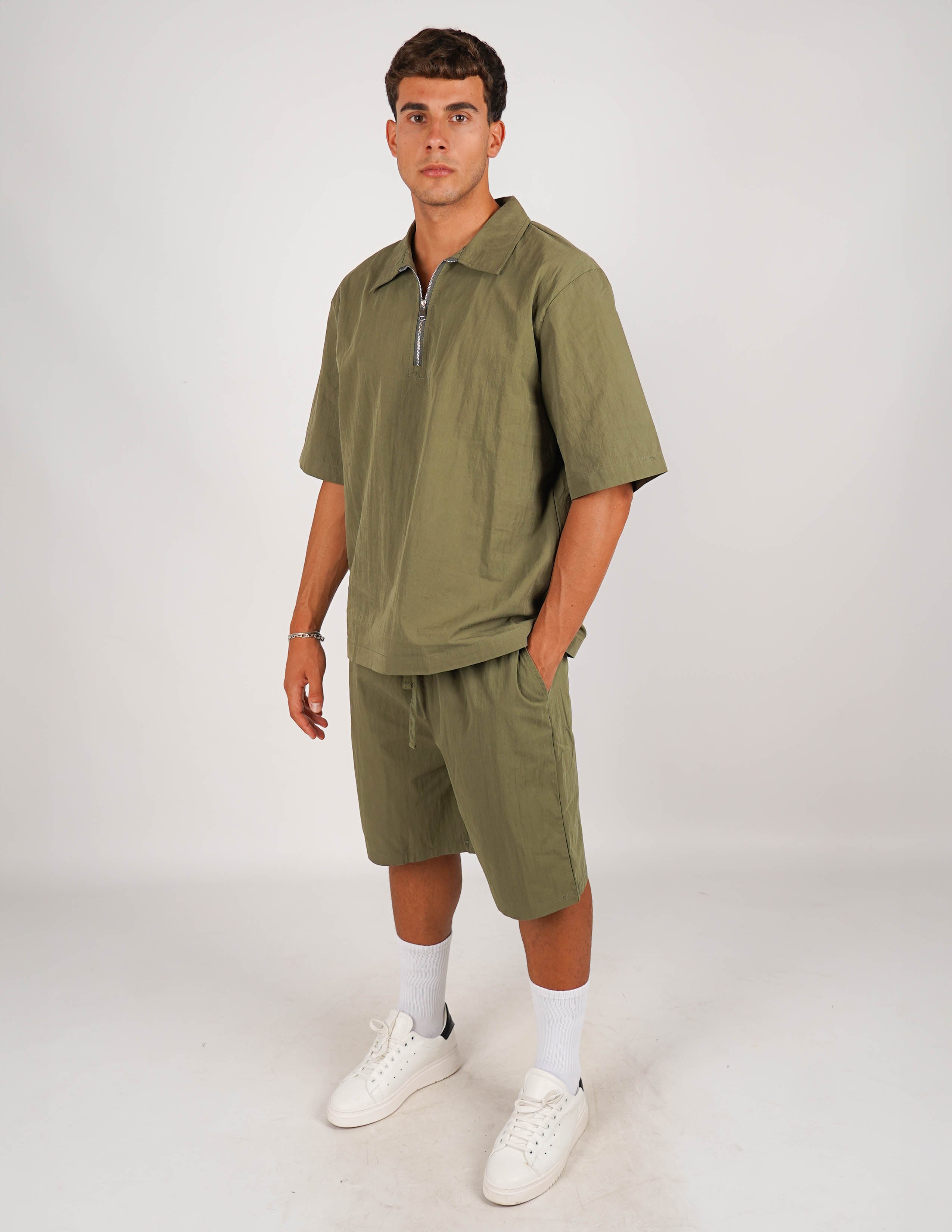 COORDINATO POLO CON ZIP
