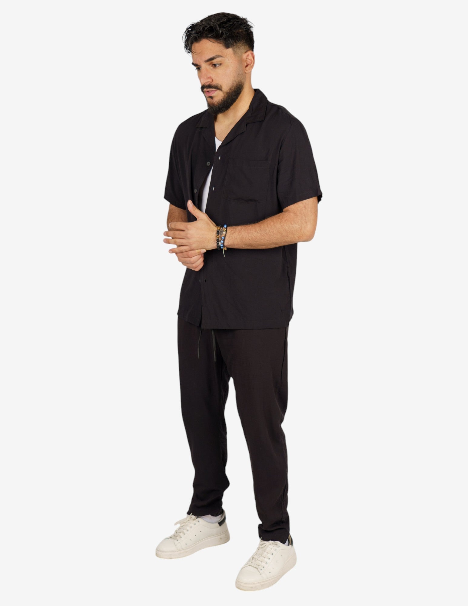 Coordinato in tessuto leggero