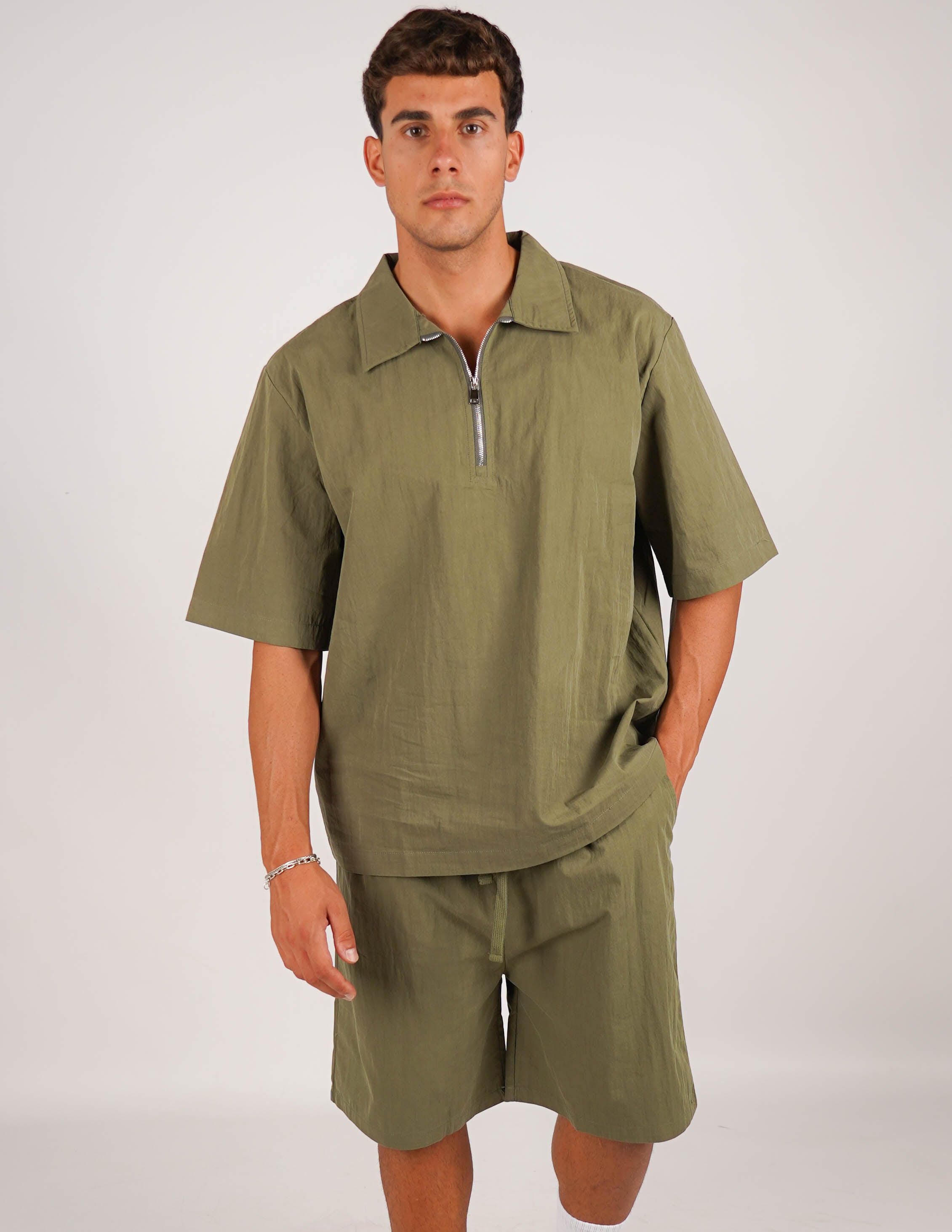 COORDINATO POLO CON ZIP