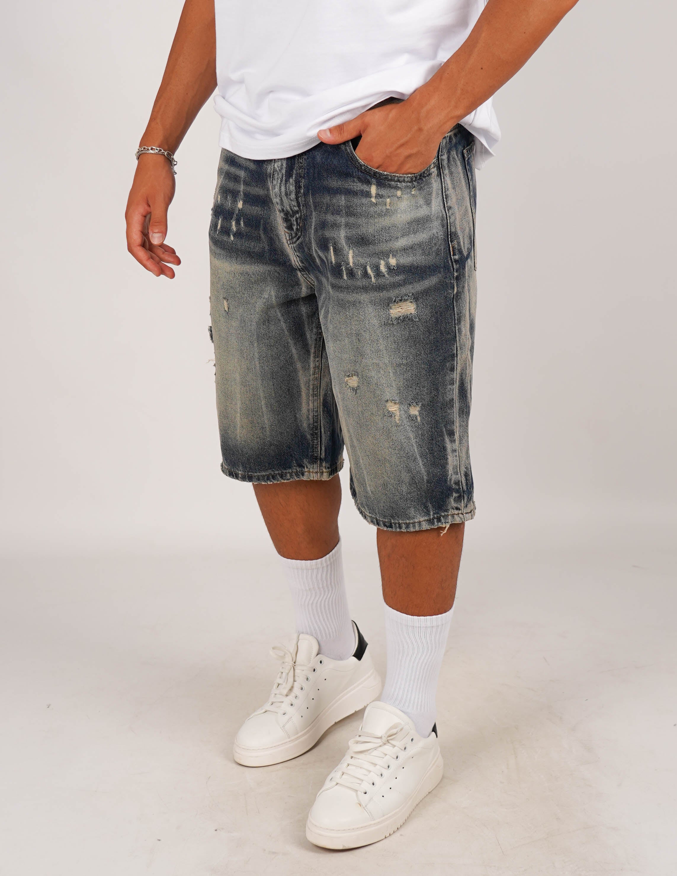 BERMUDA DI JEANS IN DENIM