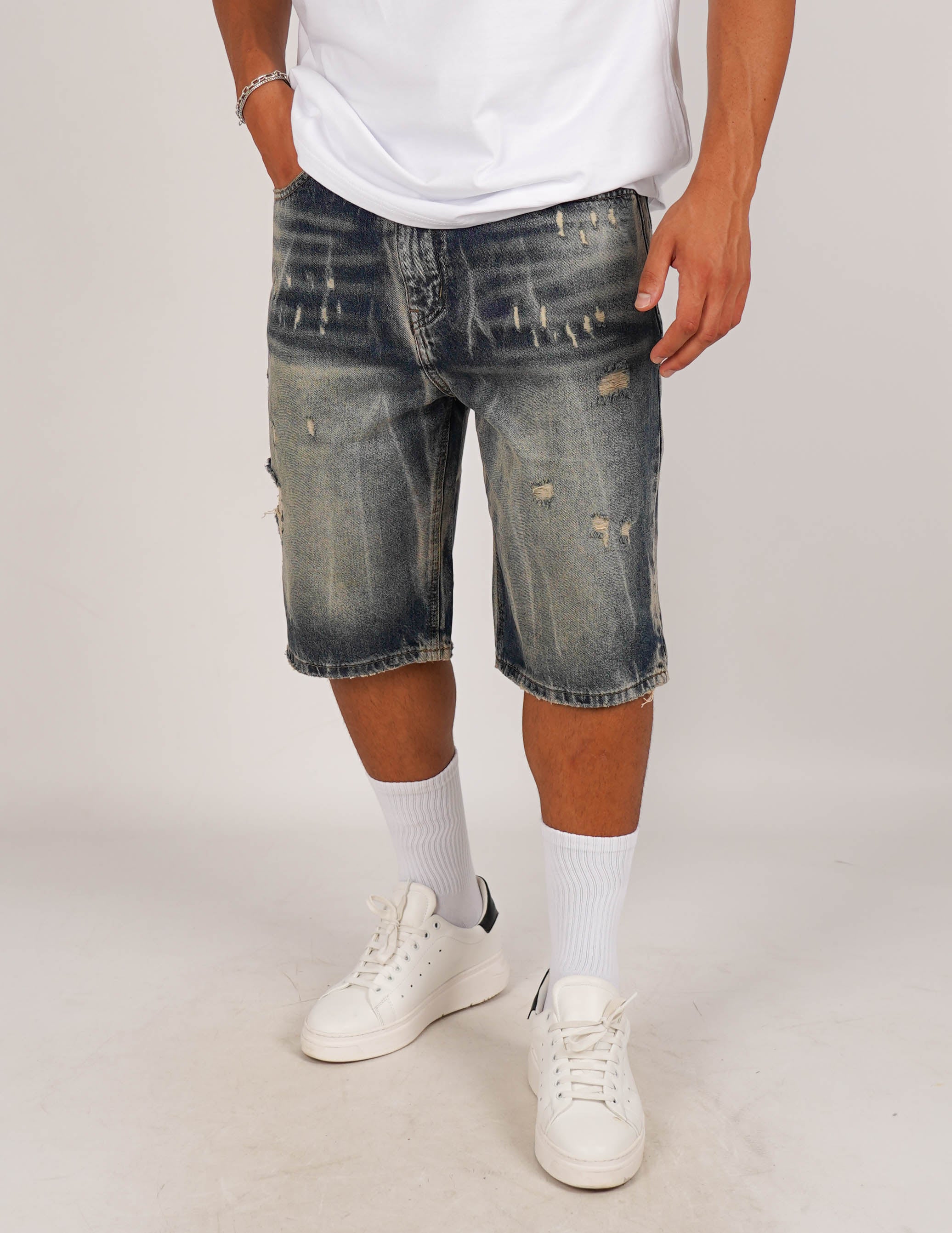 BERMUDA DI JEANS IN DENIM