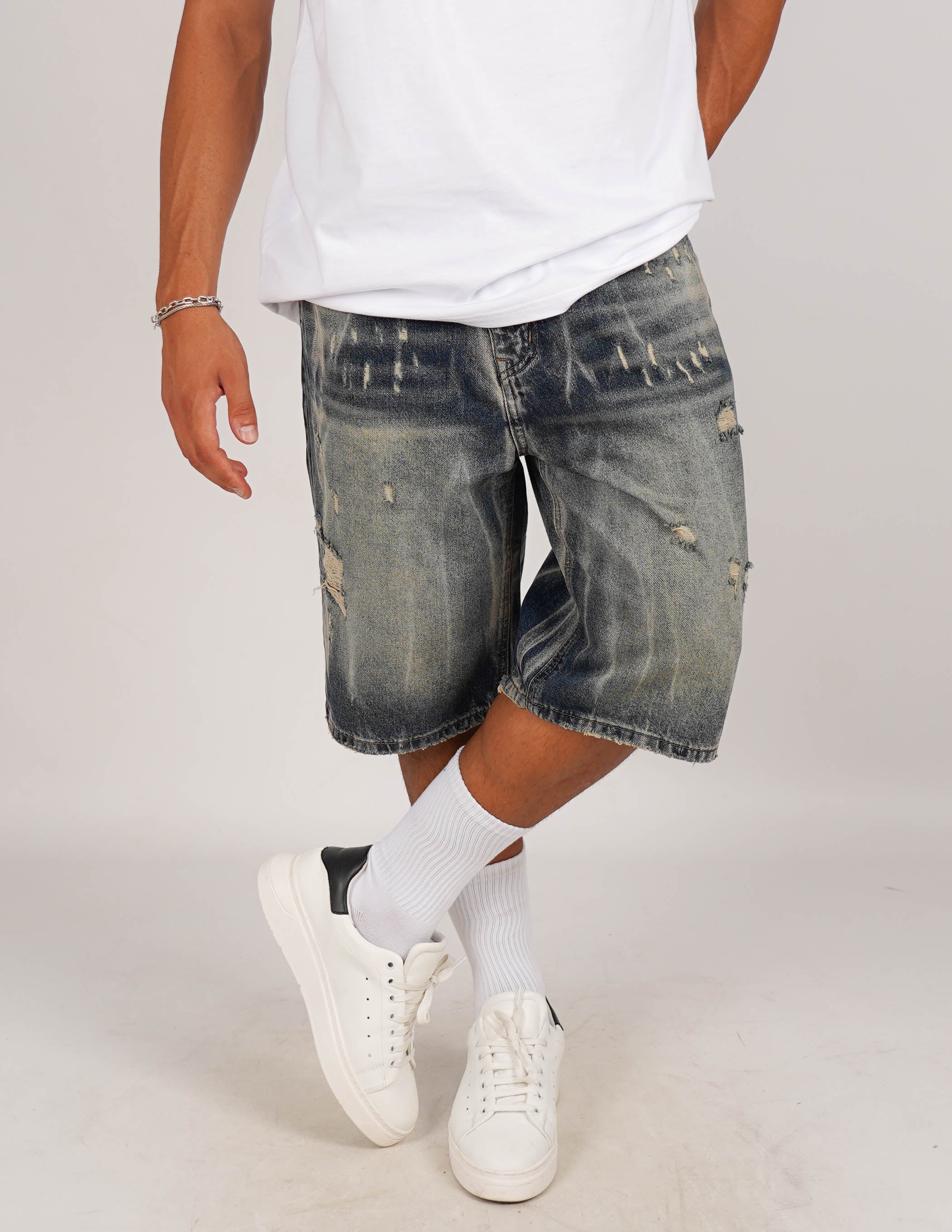 BERMUDA DI JEANS IN DENIM