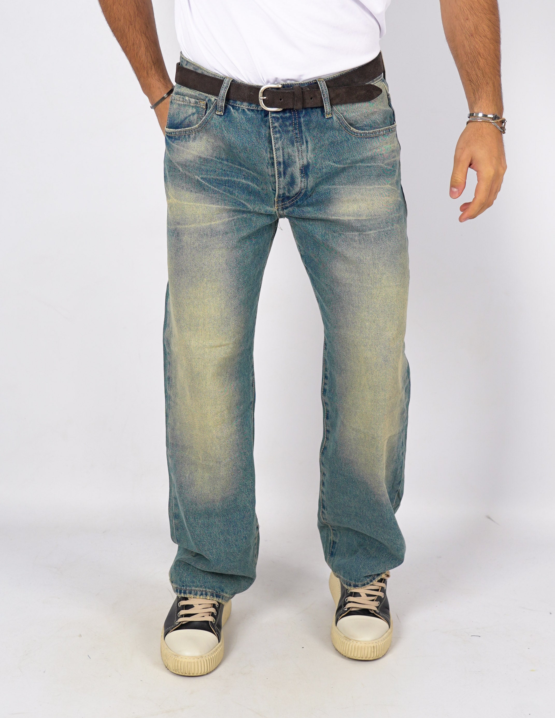 jeans cinque tasche baggy fit