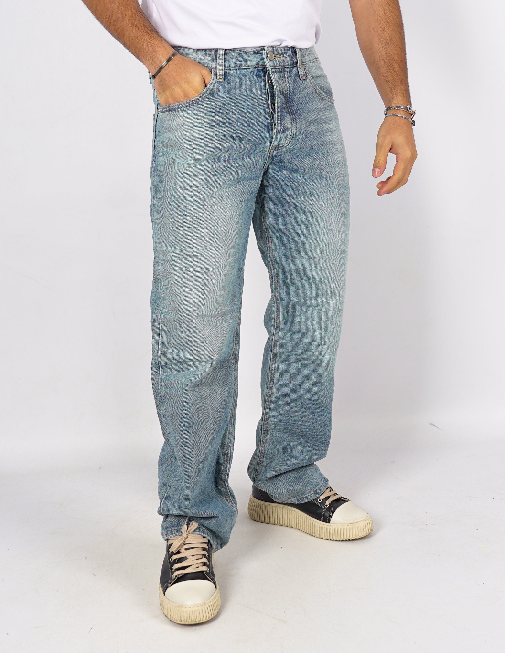 jeans cinque tasche baggy fit