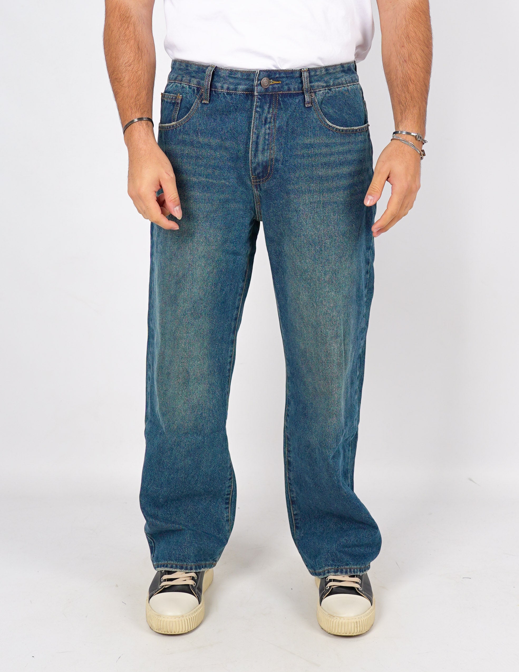 jeans cinque tasche baggy fit