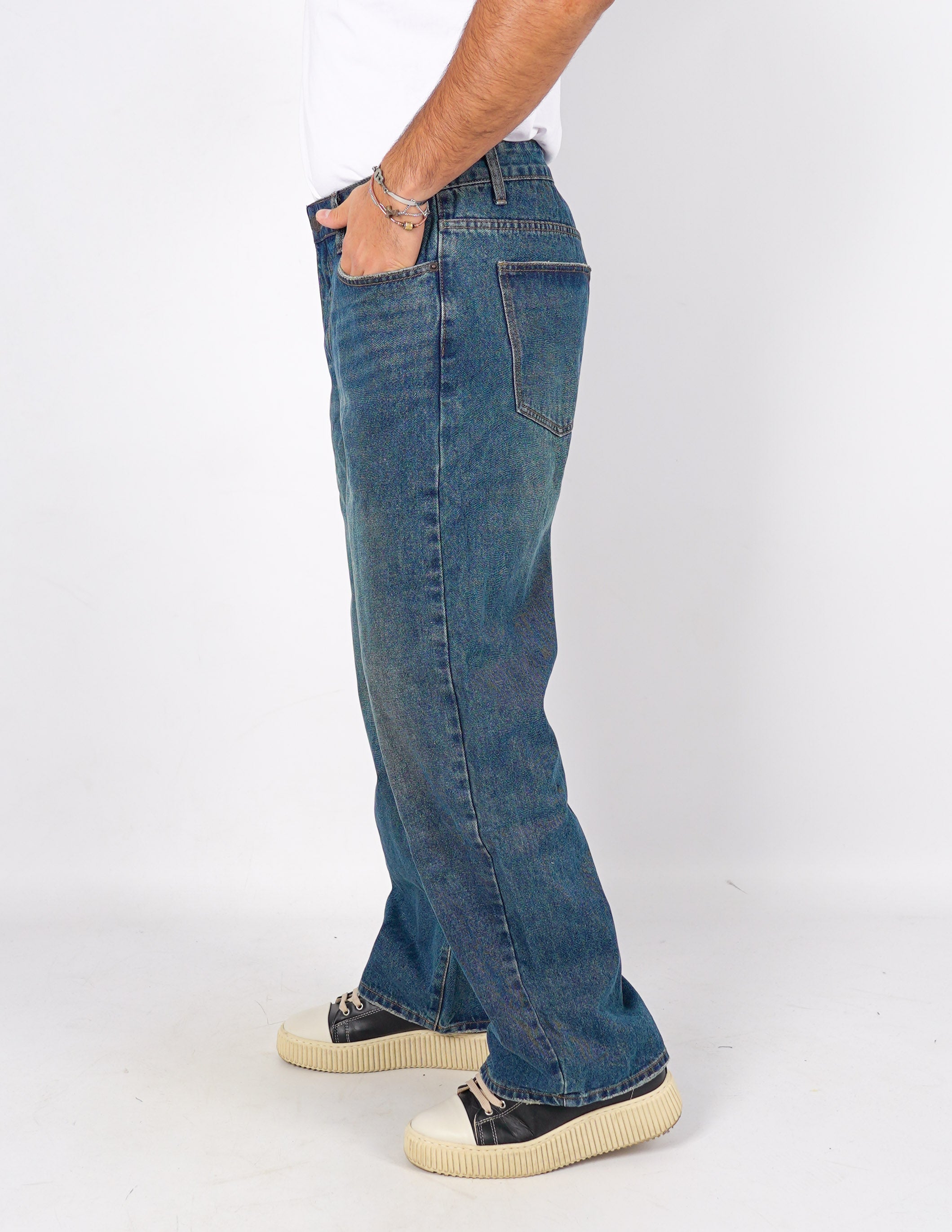 jeans cinque tasche baggy fit