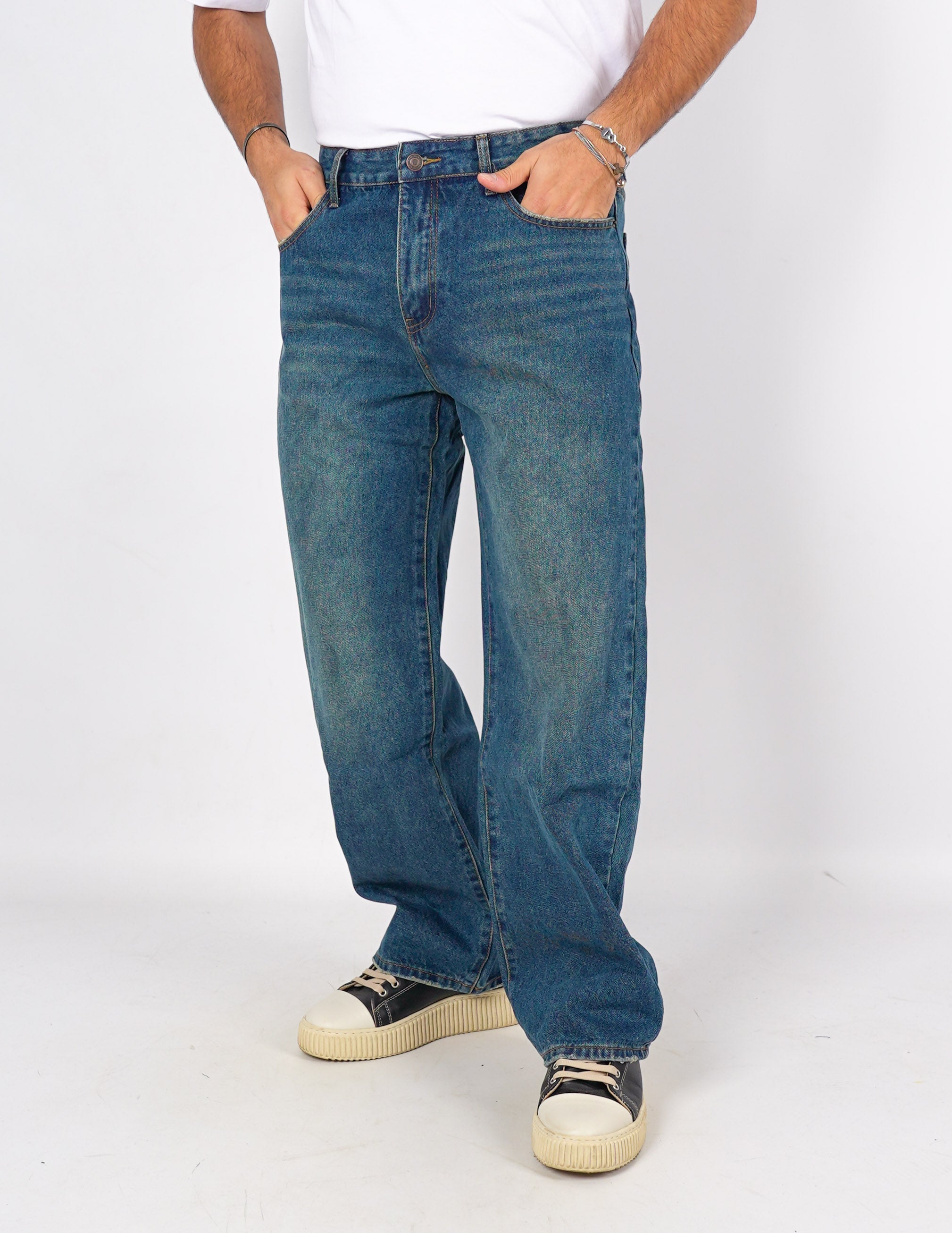 jeans cinque tasche baggy fit