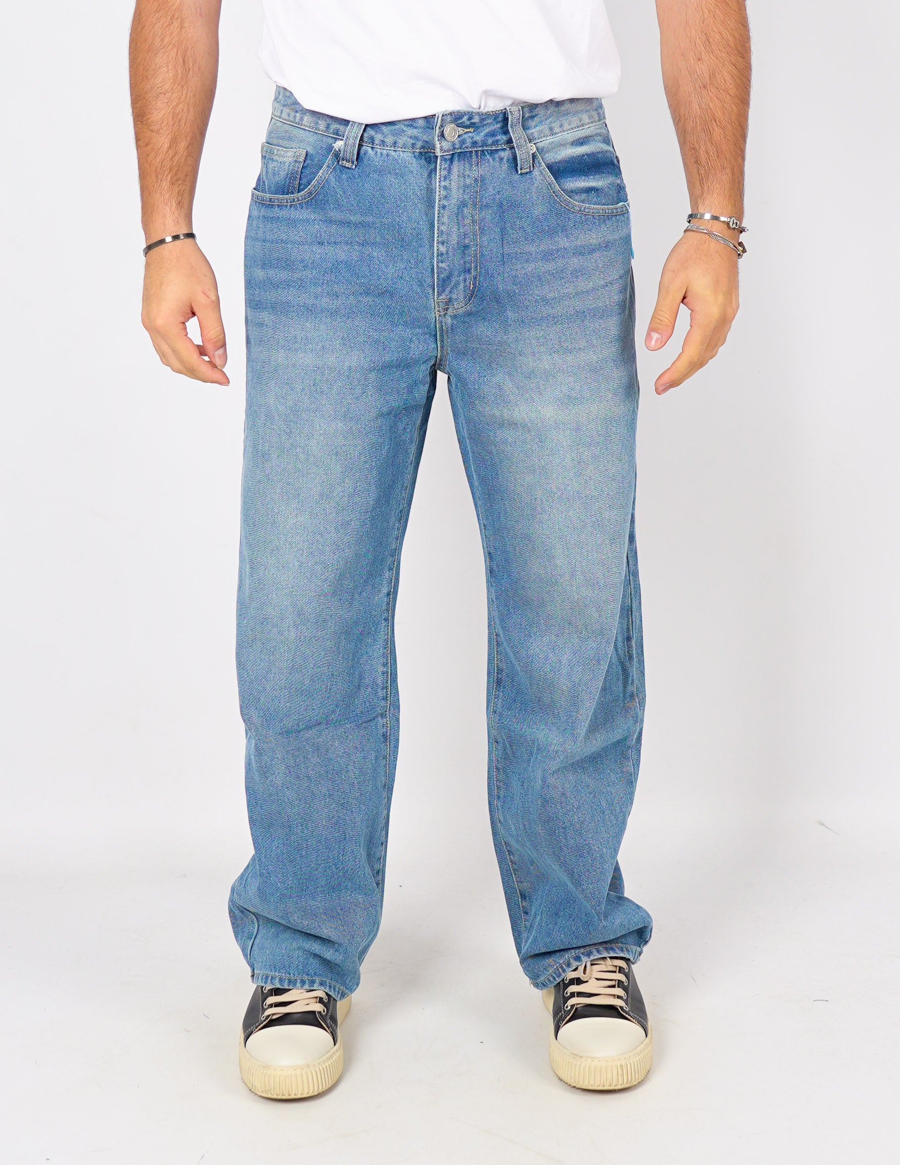 jeans cinque tasche baggy fit