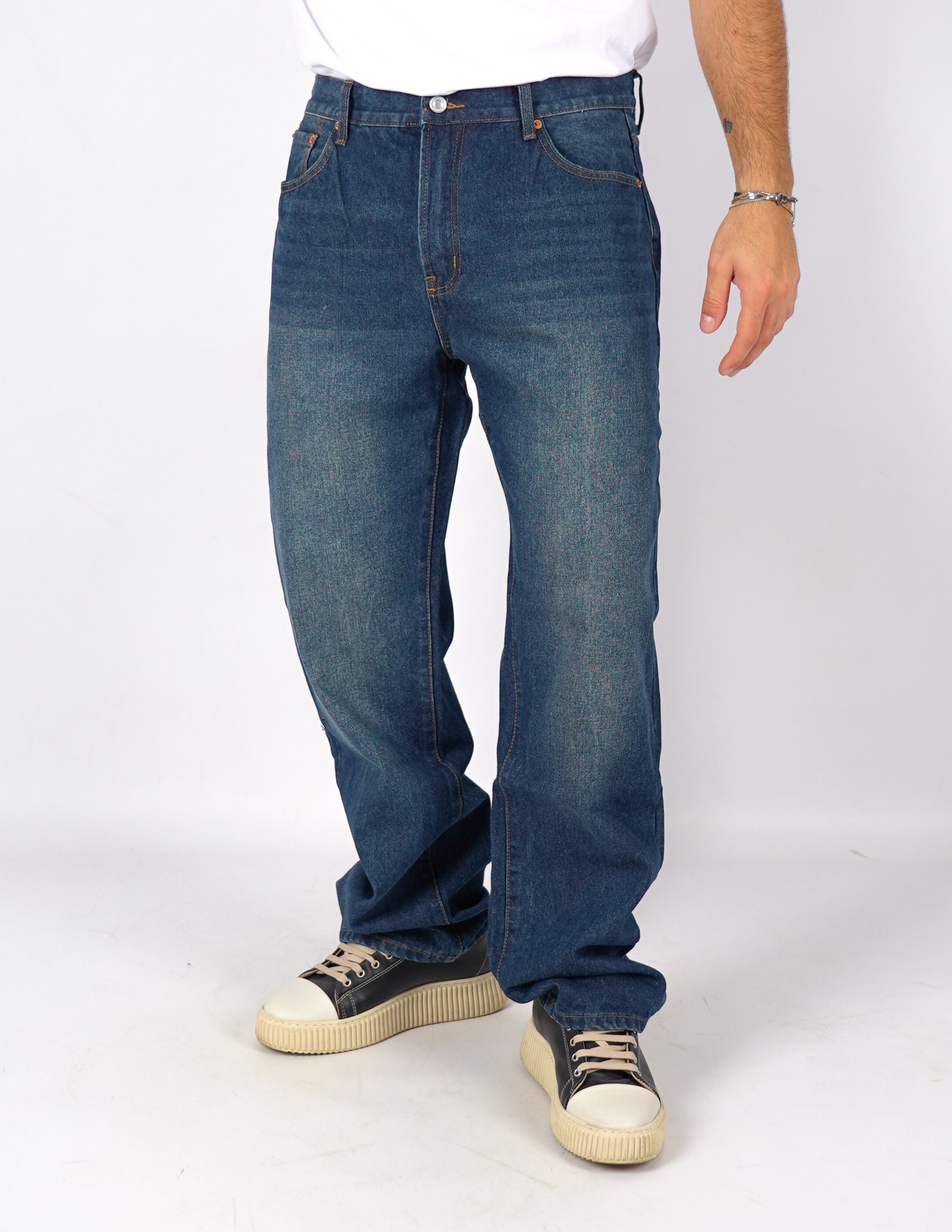 Jeans cinque tasche baggy fit