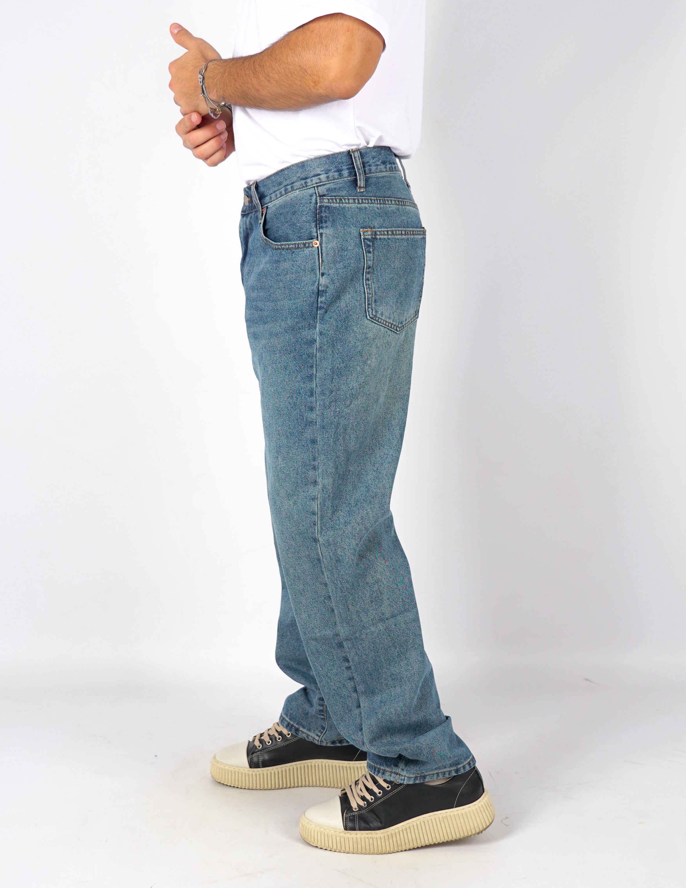 jeans cinque tasche baggy