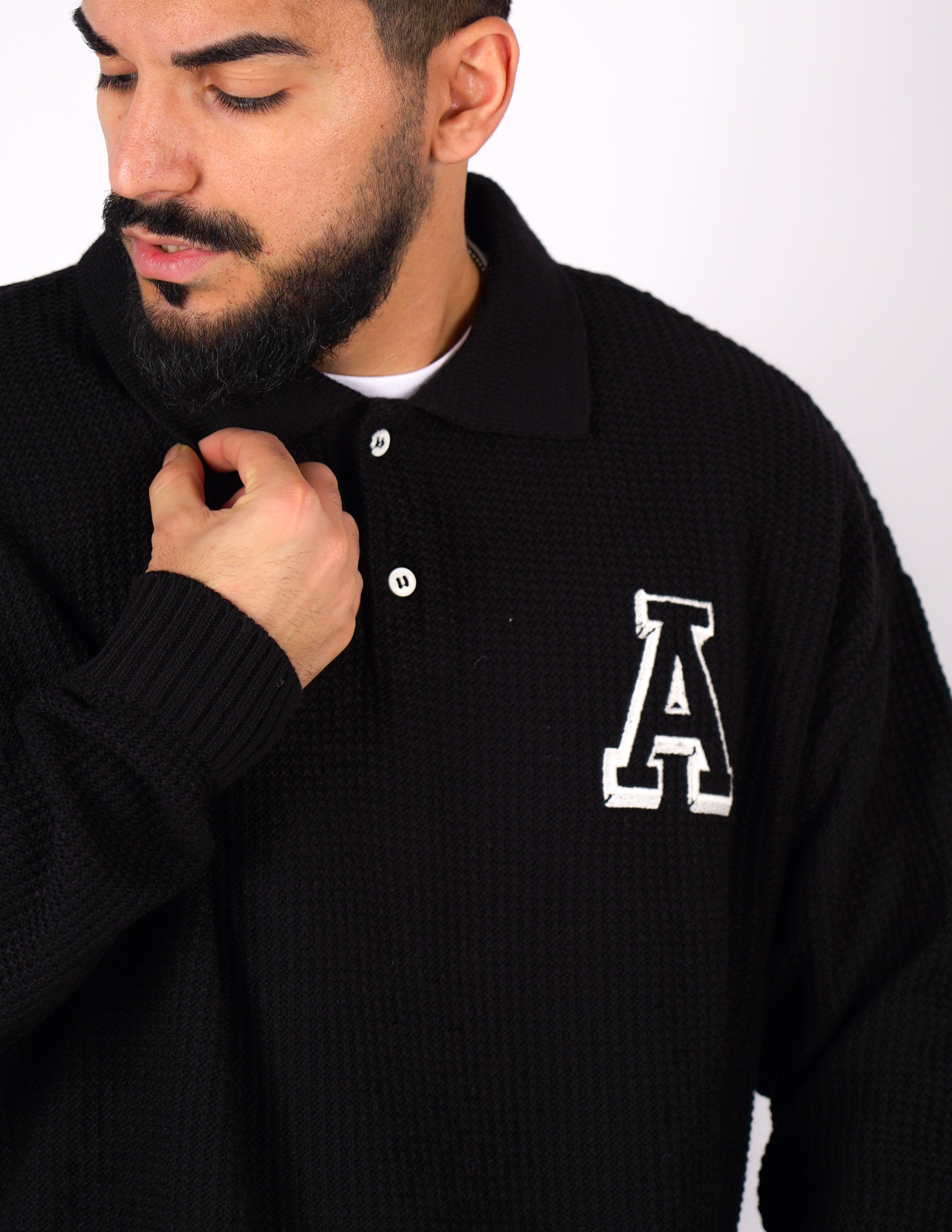 Polo Oversize con ricamo