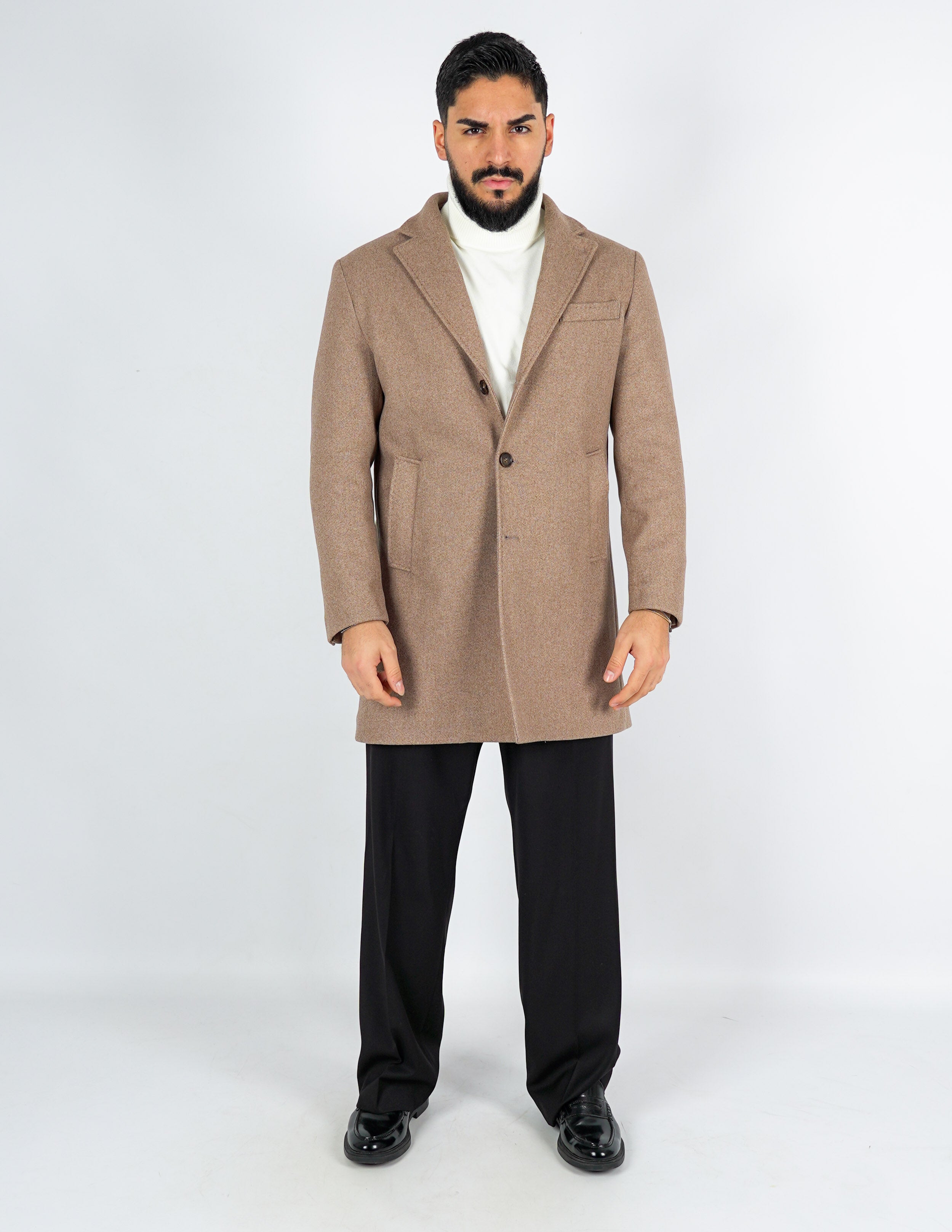 CAPPOTTO UOMO SLIM MONOPETTO