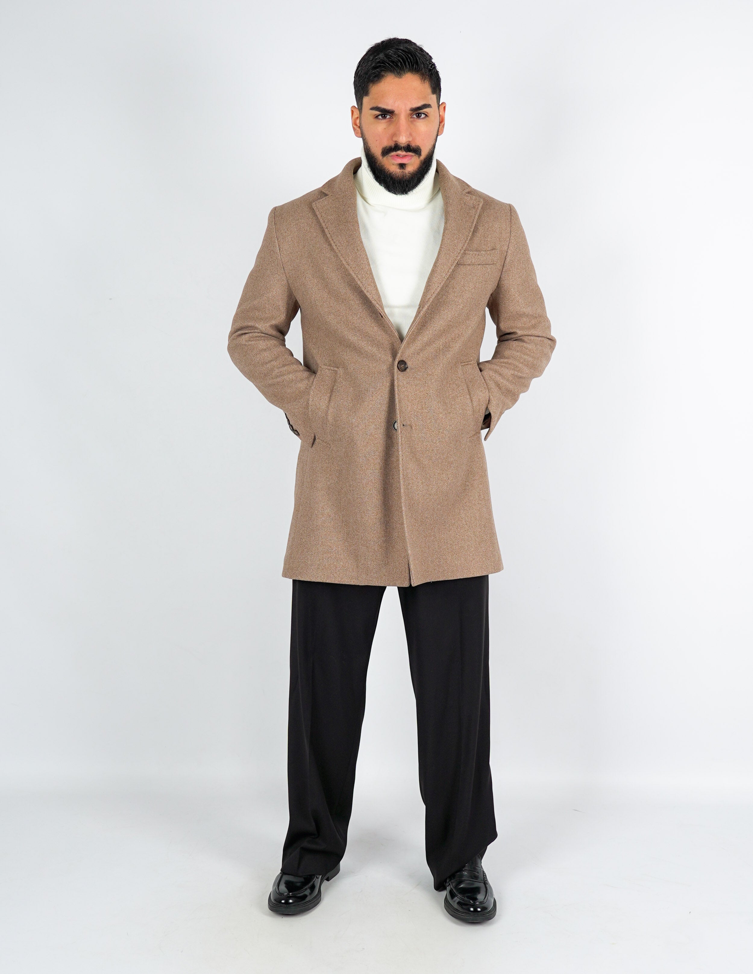 CAPPOTTO UOMO SLIM MONOPETTO