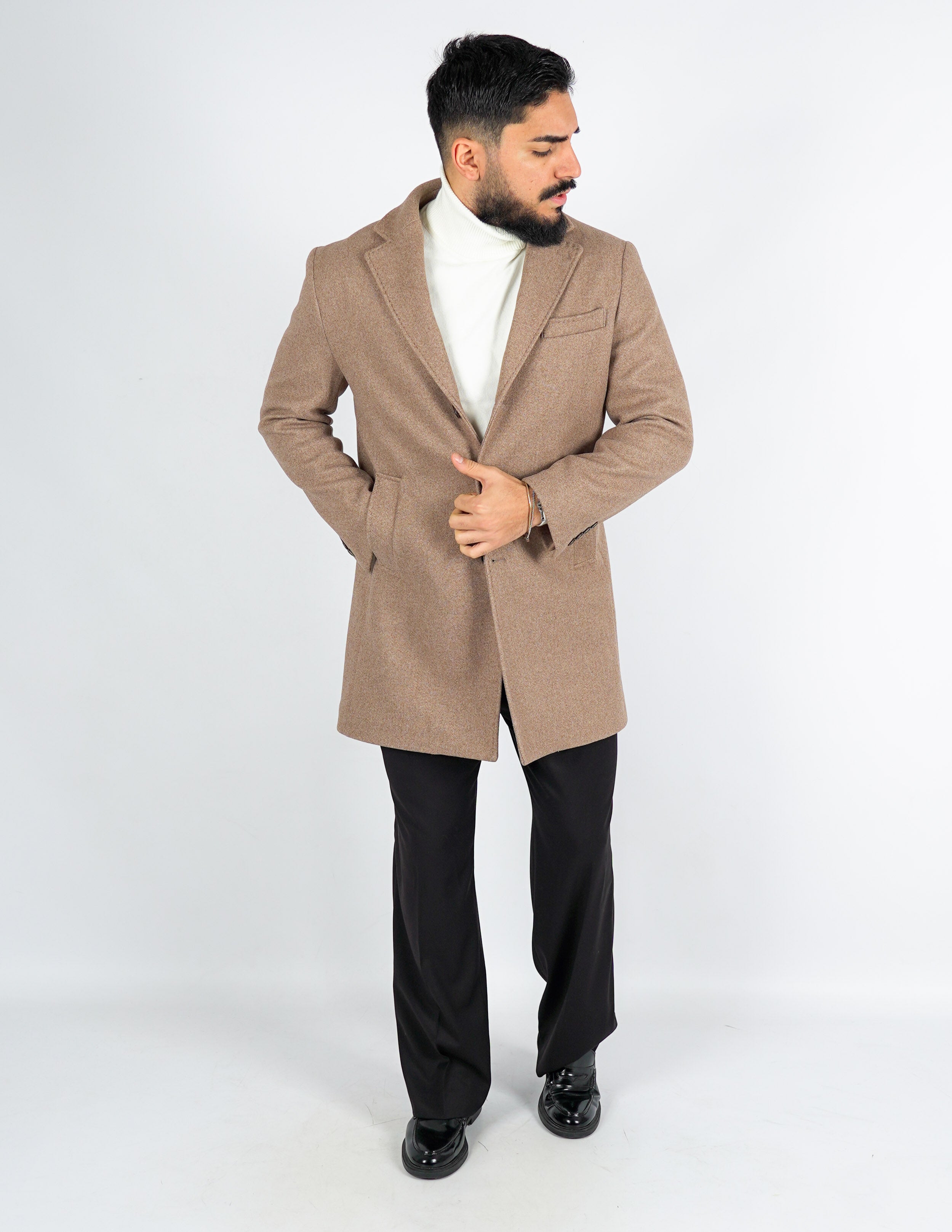 CAPPOTTO UOMO SLIM MONOPETTO