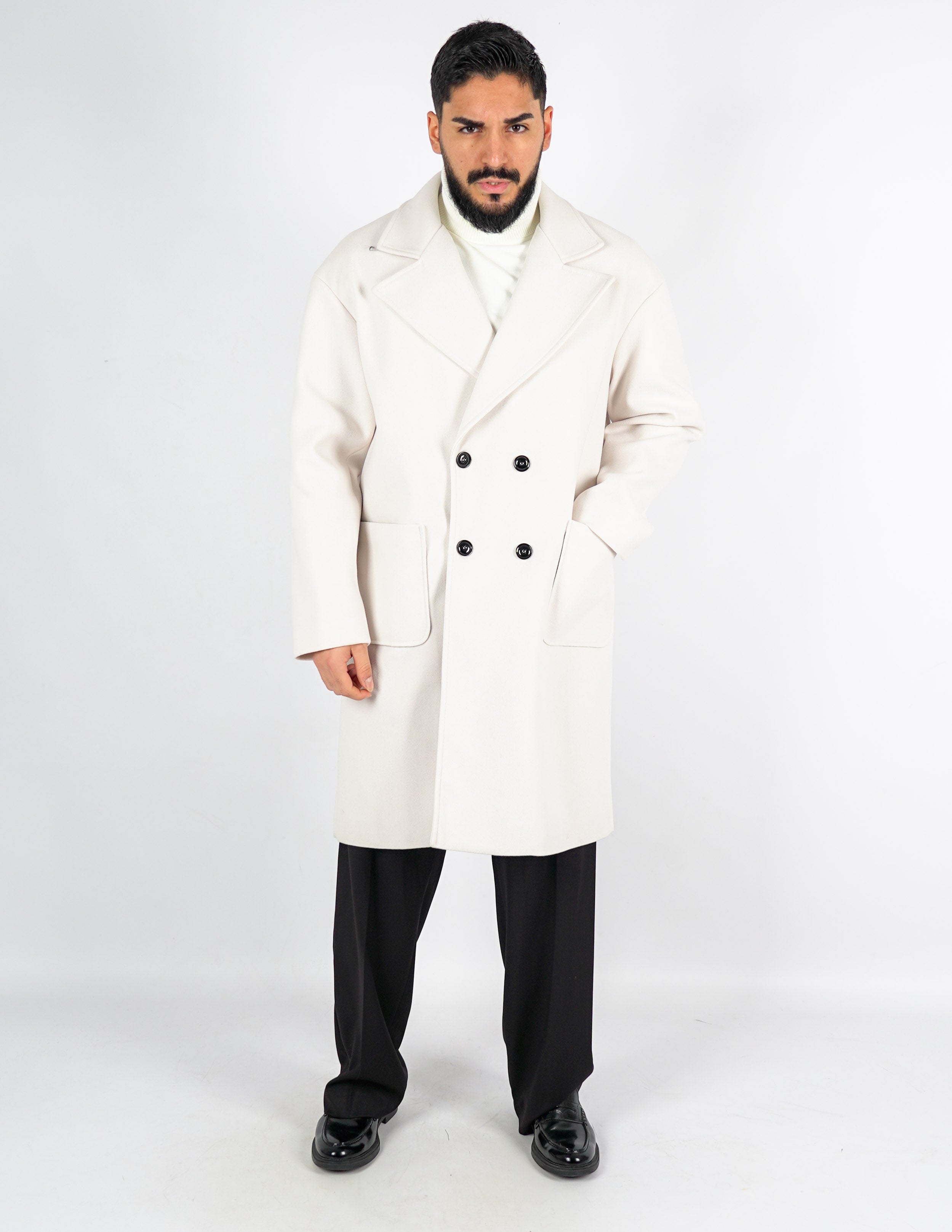 CAPPOTTO UOMO OVER DOPPIOPETTO