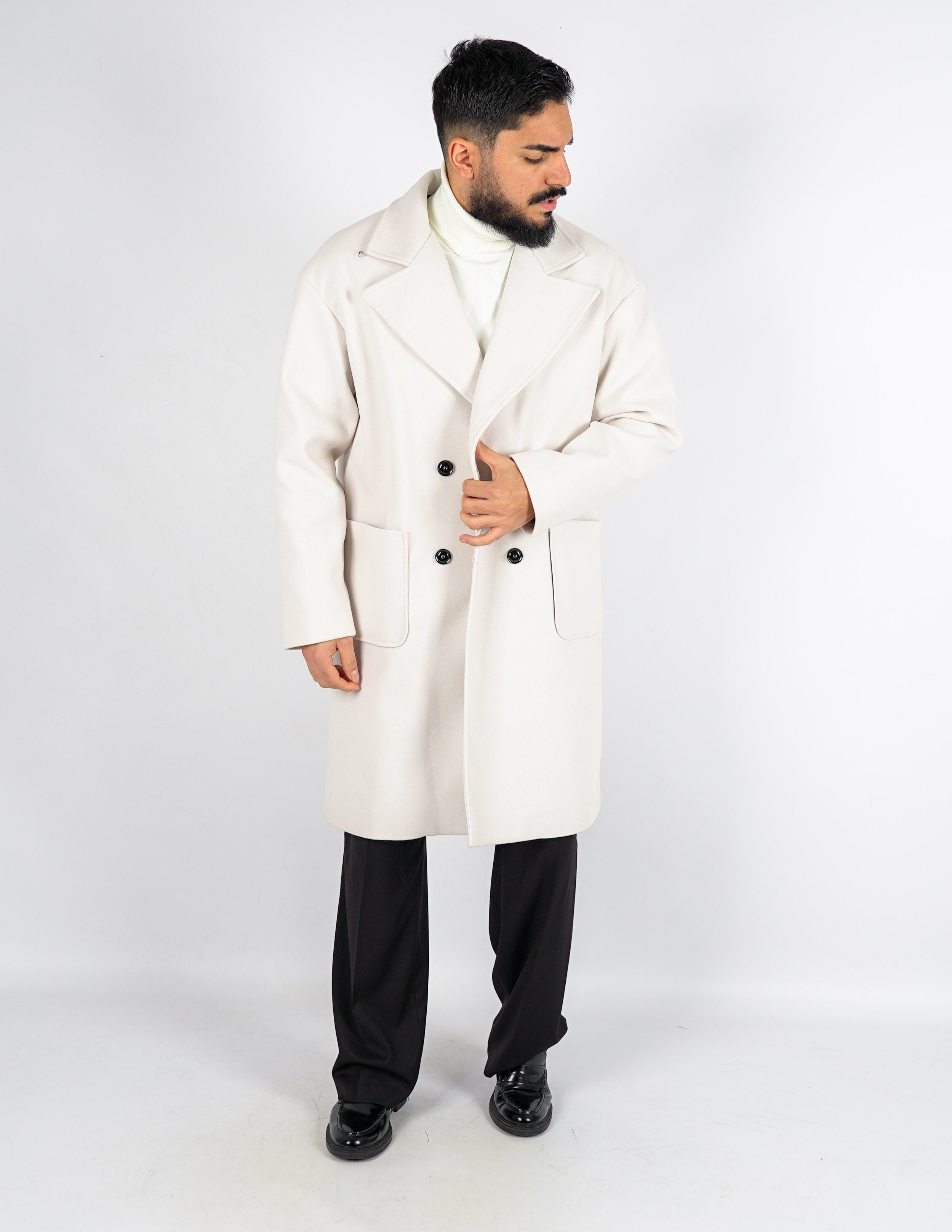 CAPPOTTO UOMO OVER DOPPIOPETTO