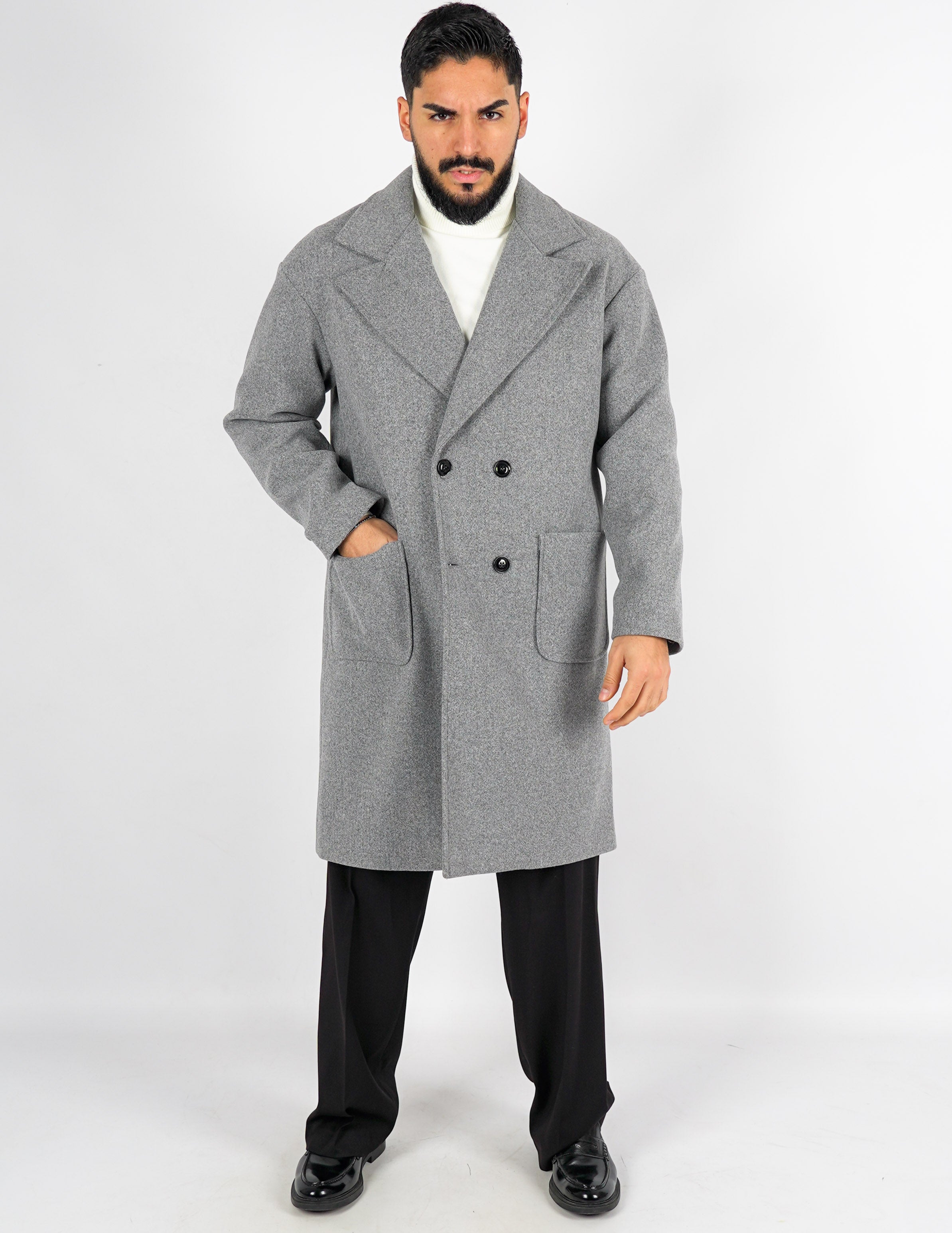 CAPPOTTO UOMO OVER DOPPIOPETTO