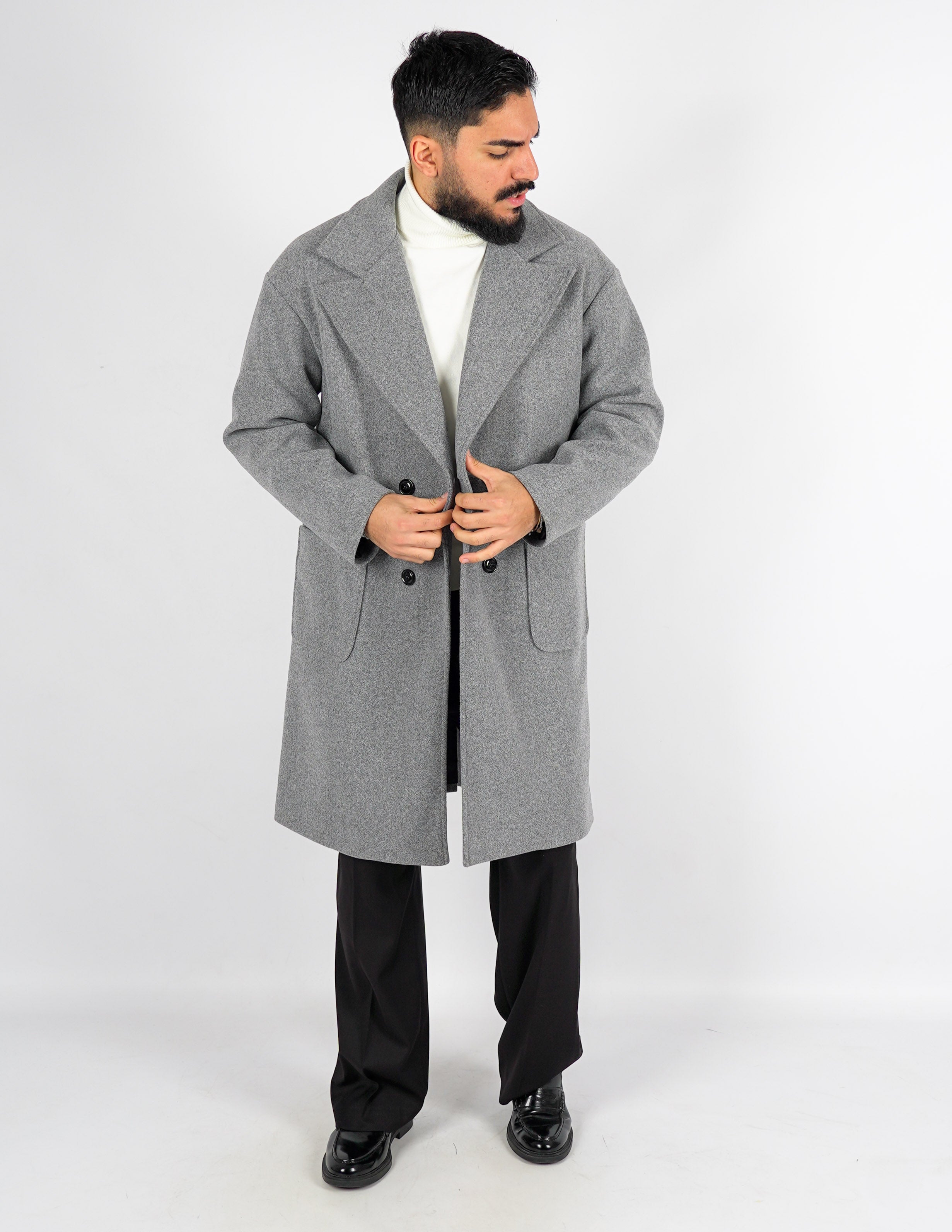 CAPPOTTO UOMO OVER DOPPIOPETTO