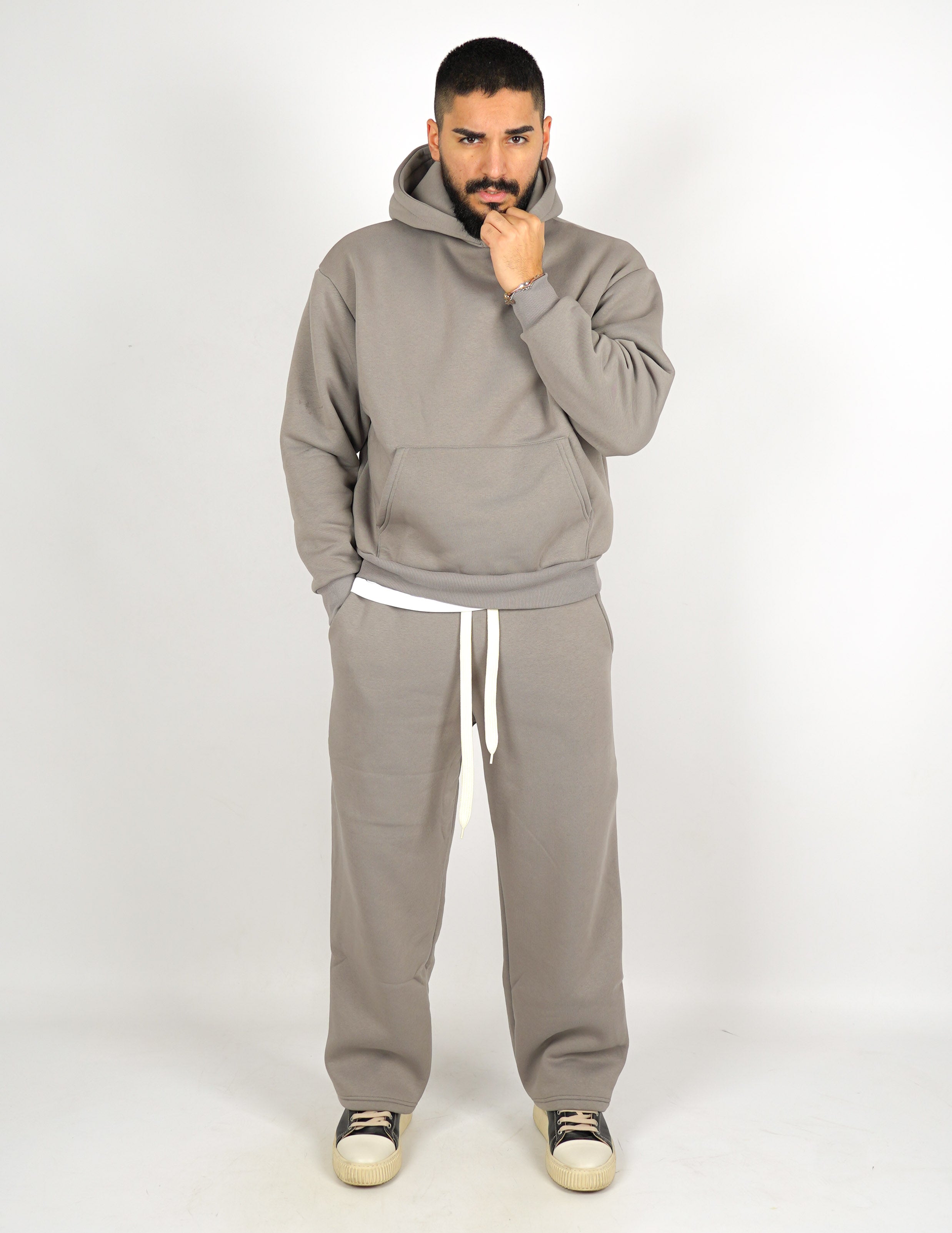 Tuta completa felpa + pantalone baggy