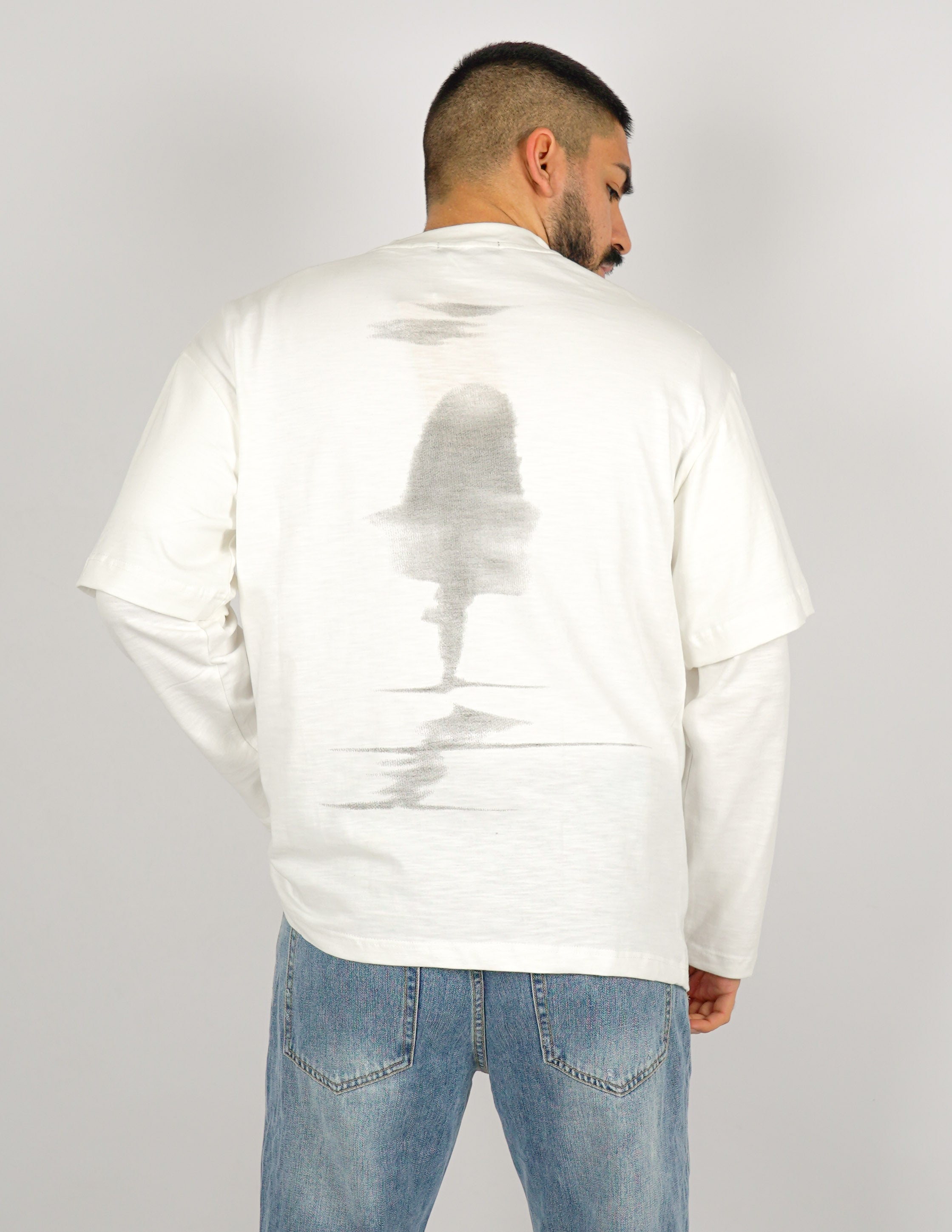 LONG SLEEVE TINTA UNITA CON STMPA