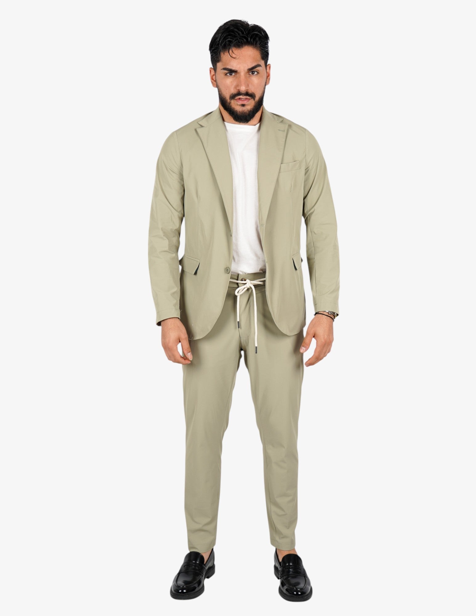 ABITO UOMO MONOPETTO EXTRA LIGHT "NO STIRO"