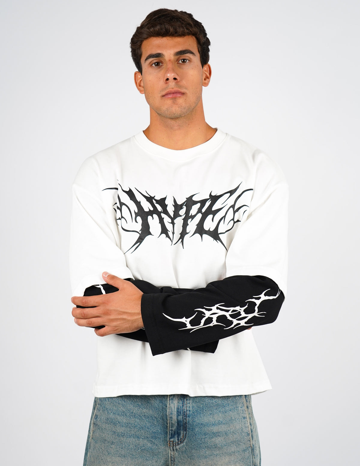LONG SLEEVE IN COTONE CON STAMPA