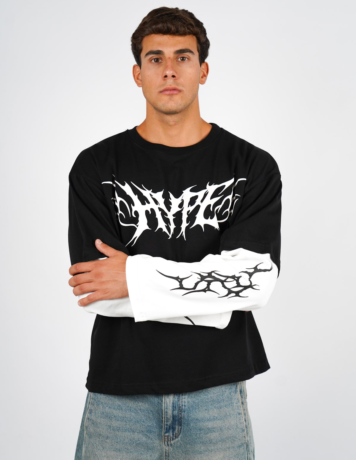 LONG SLEEVE IN COTONE CON STAMPA