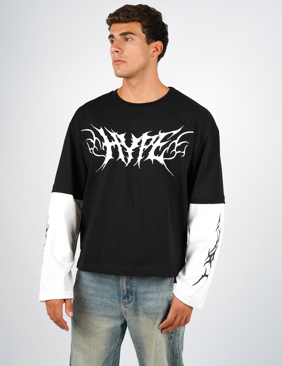 LONG SLEEVE IN COTONE CON STAMPA