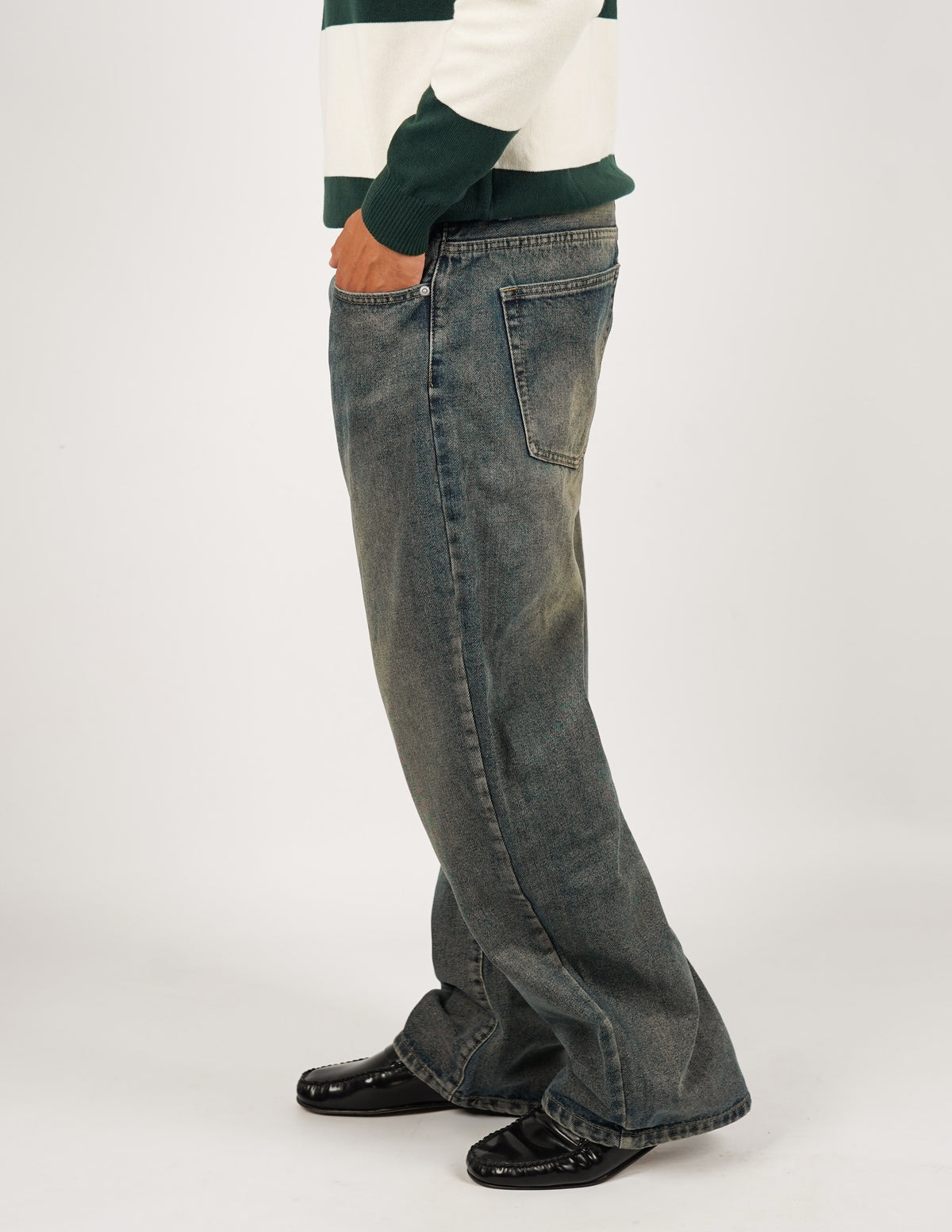 JEANS CINQUE TASCHE BAGGY FIT