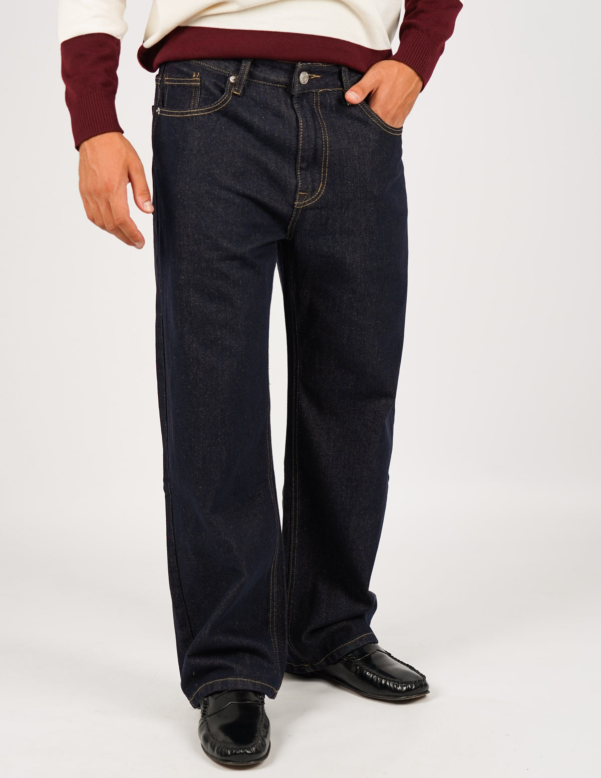 JEANS CINQUE TASCHE BAGGY FIT