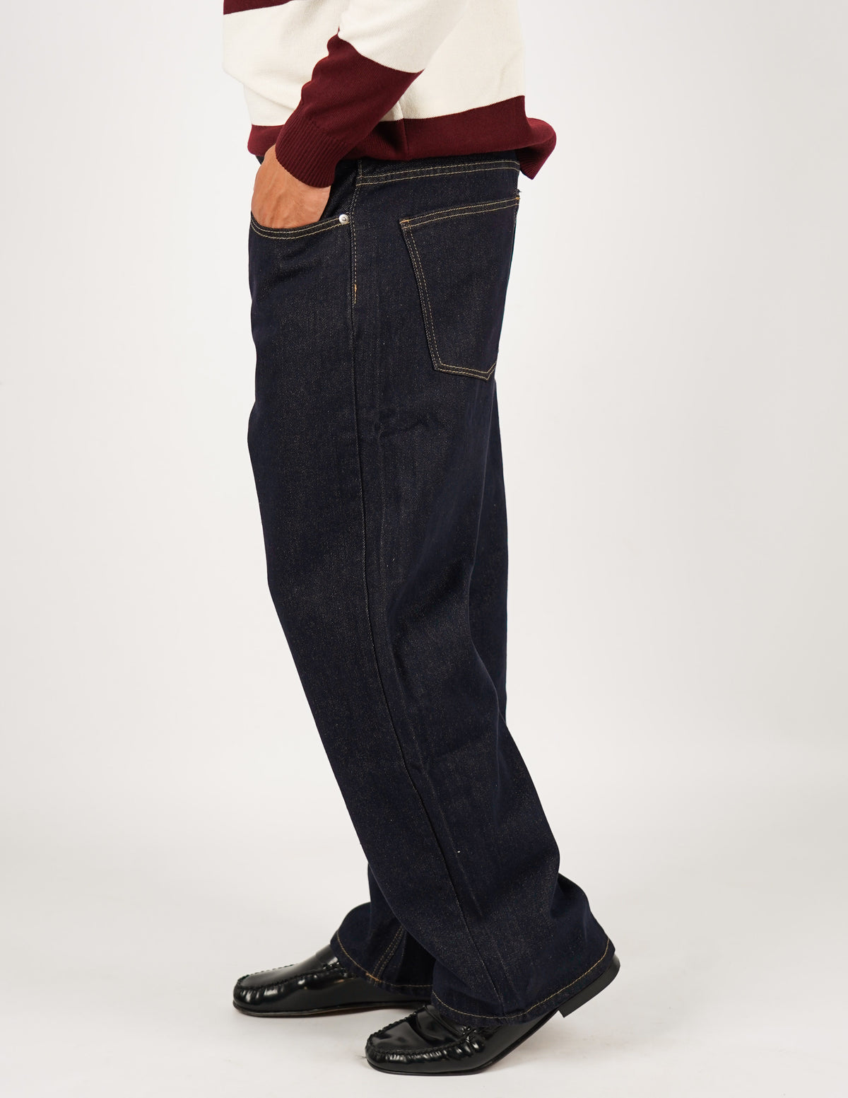 JEANS CINQUE TASCHE BAGGY FIT