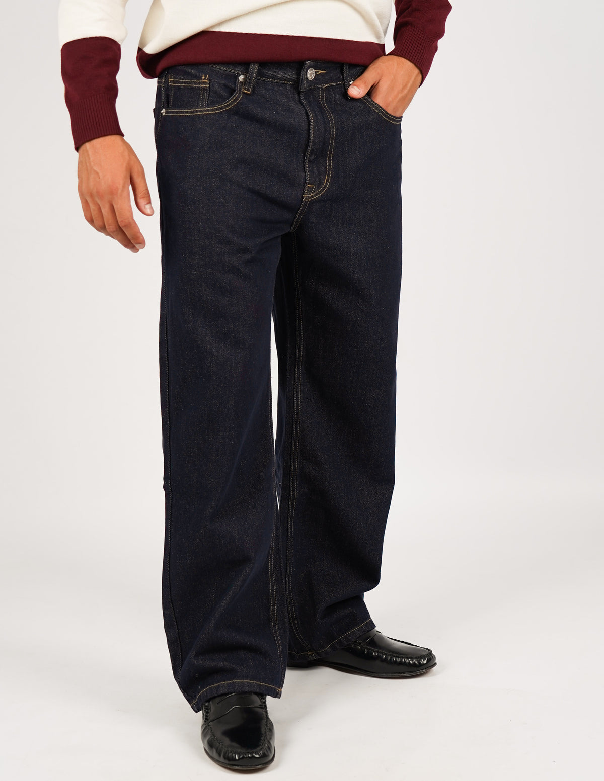 JEANS CINQUE TASCHE BAGGY FIT