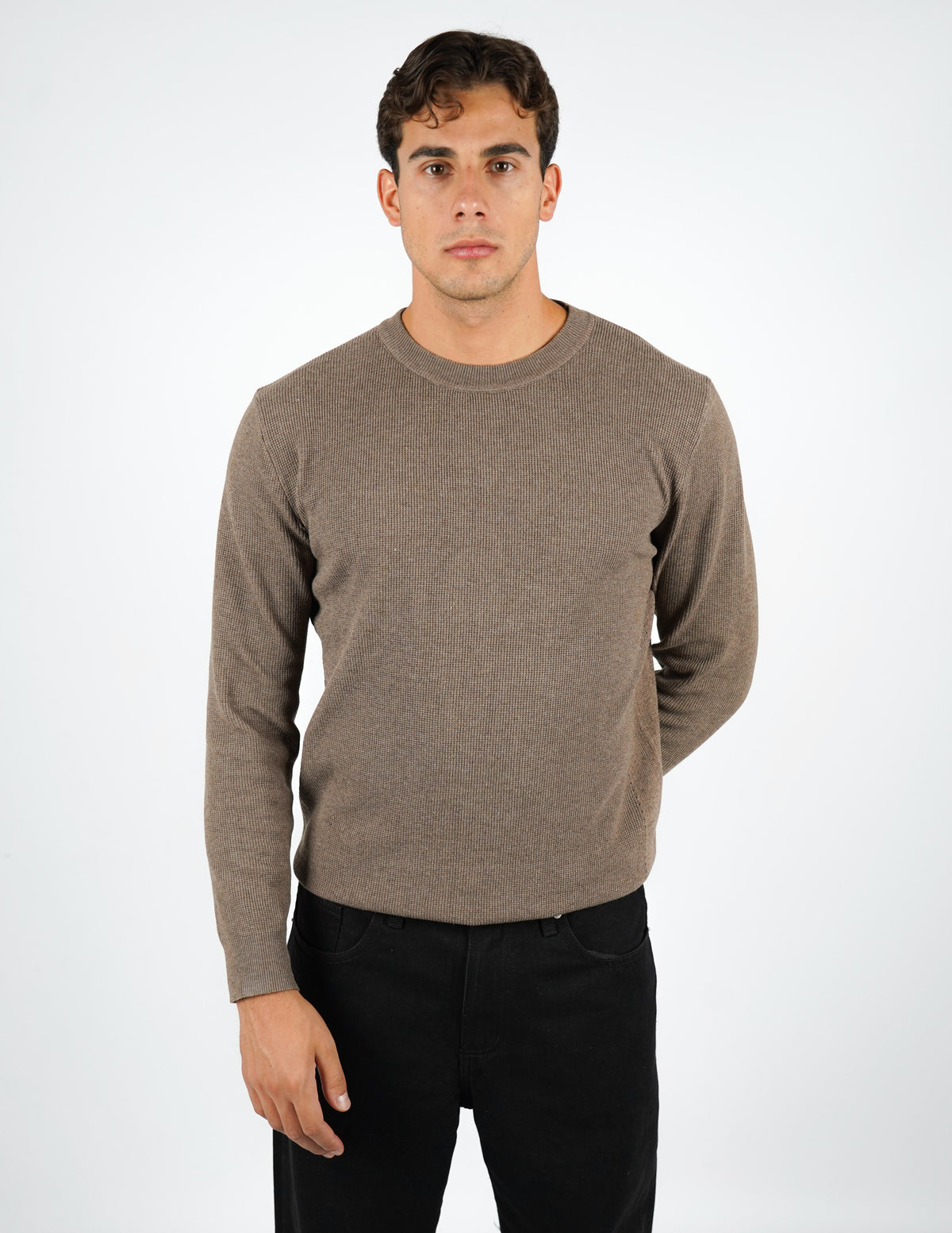 MAGLIONE STRUTTURATO GIROCOLLO