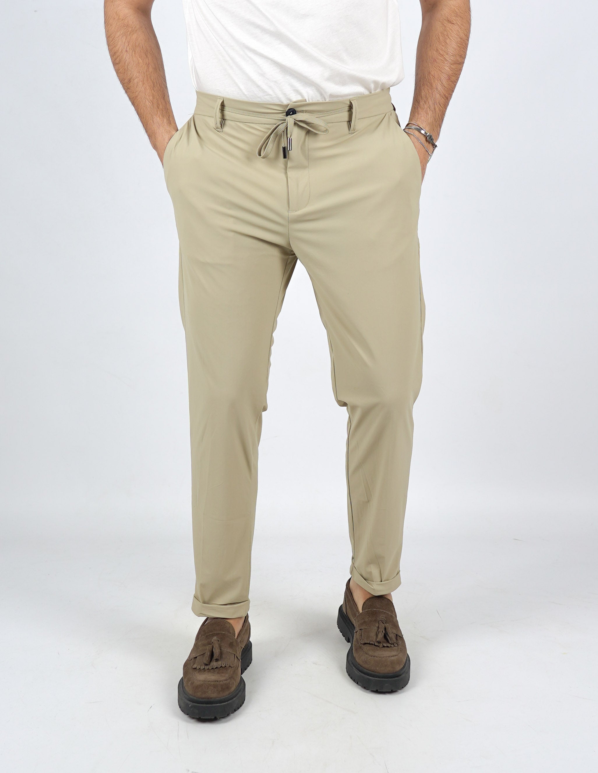 PANTALONE TESSUTO "EXTRA LIGHT NO STIRO"