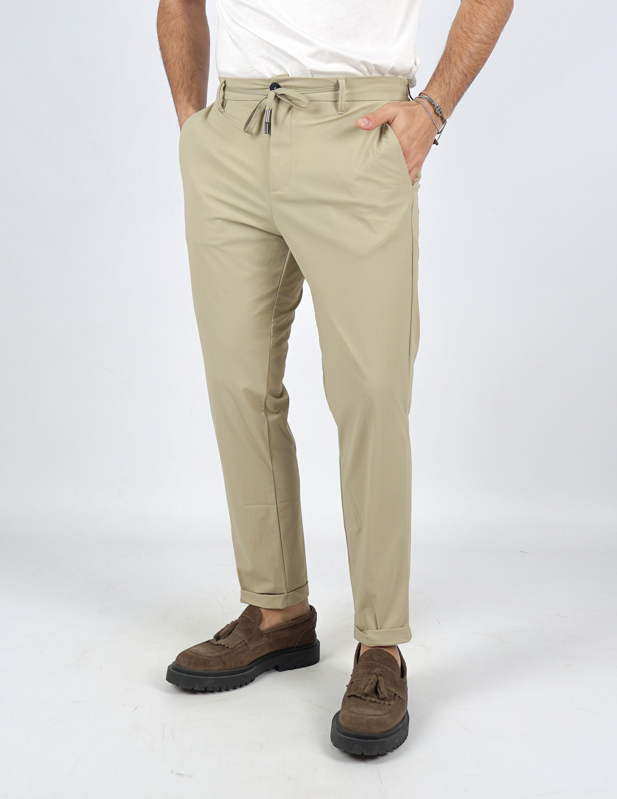 PANTALONE TESSUTO "EXTRA LIGHT NO STIRO"