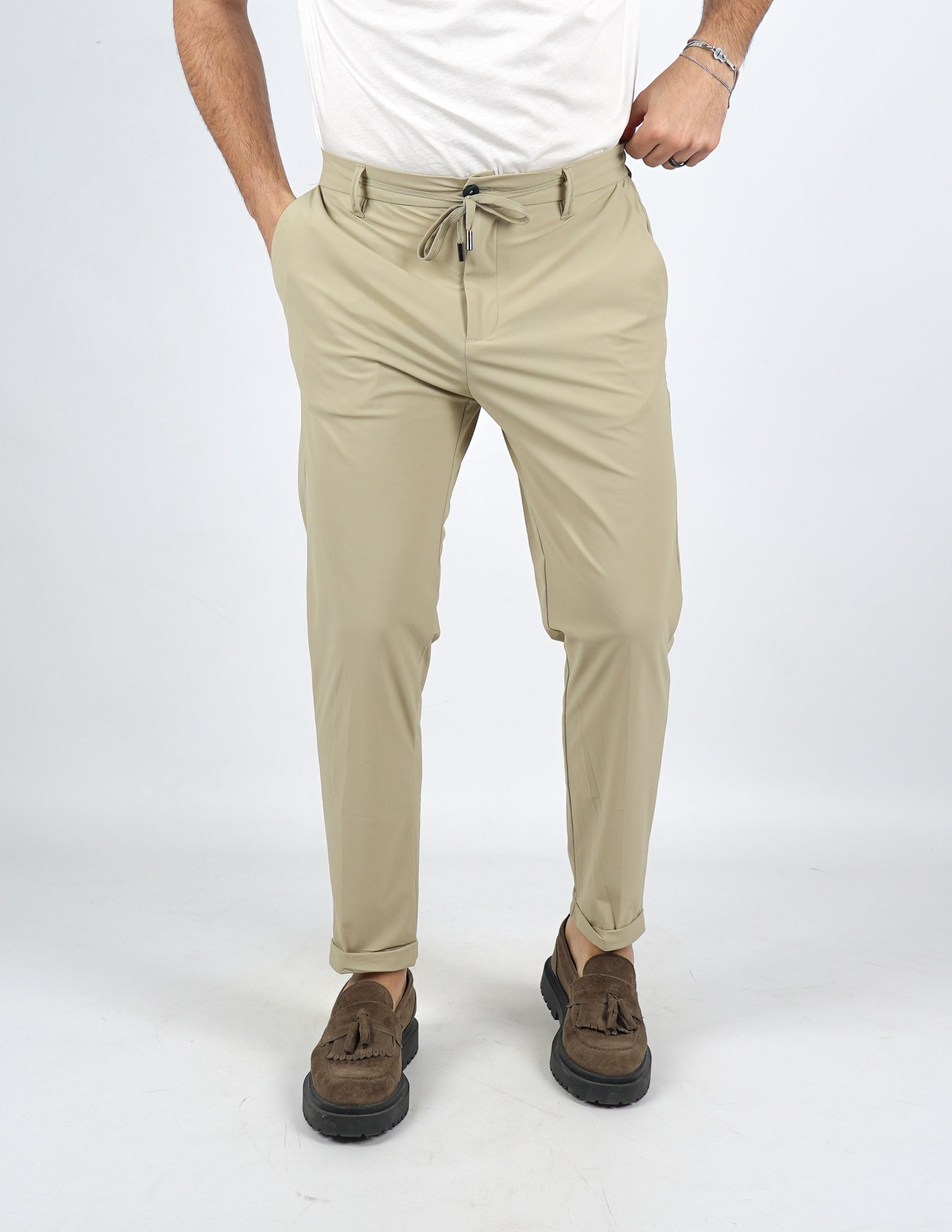 PANTALONE TESSUTO "EXTRA LIGHT NO STIRO"