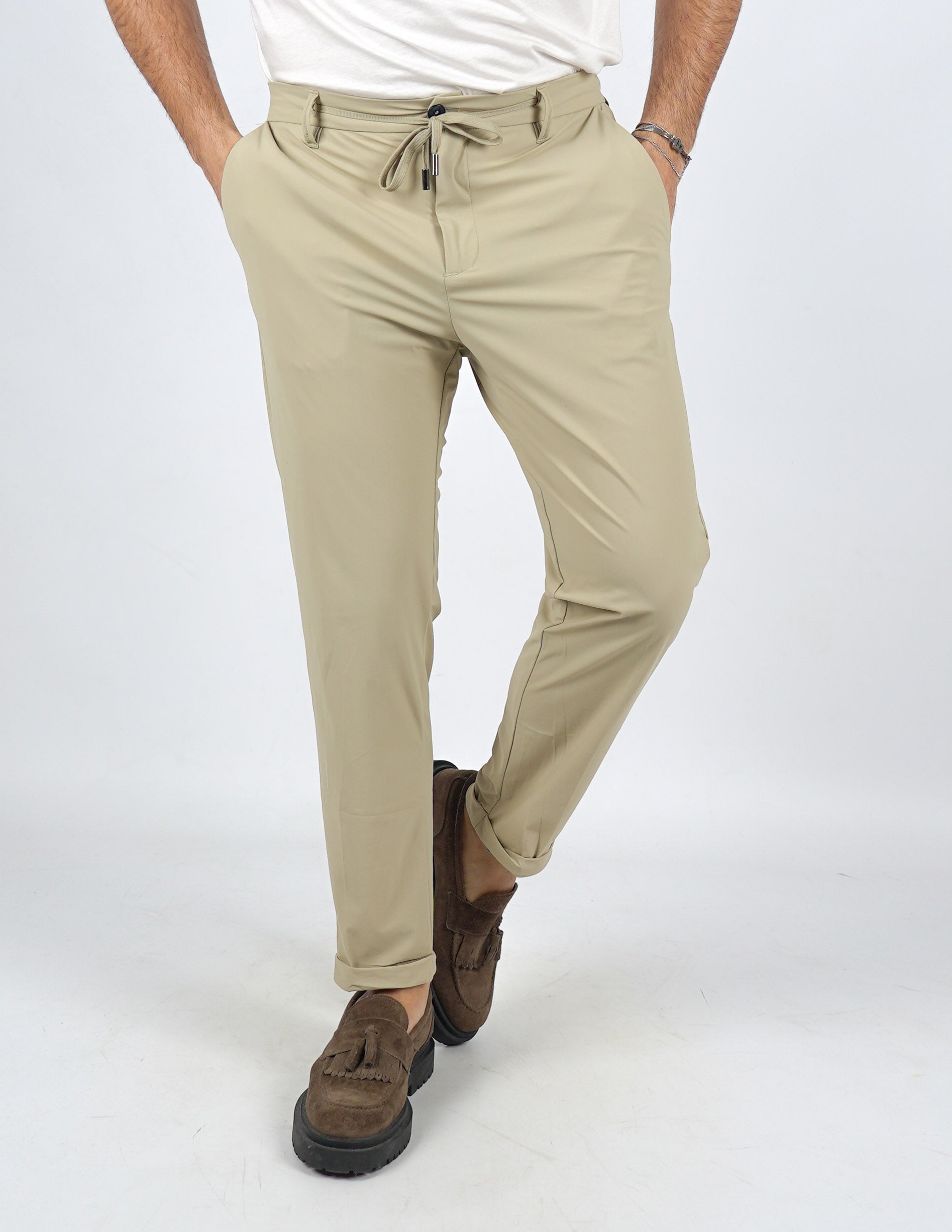 PANTALONE TESSUTO "EXTRA LIGHT NO STIRO"