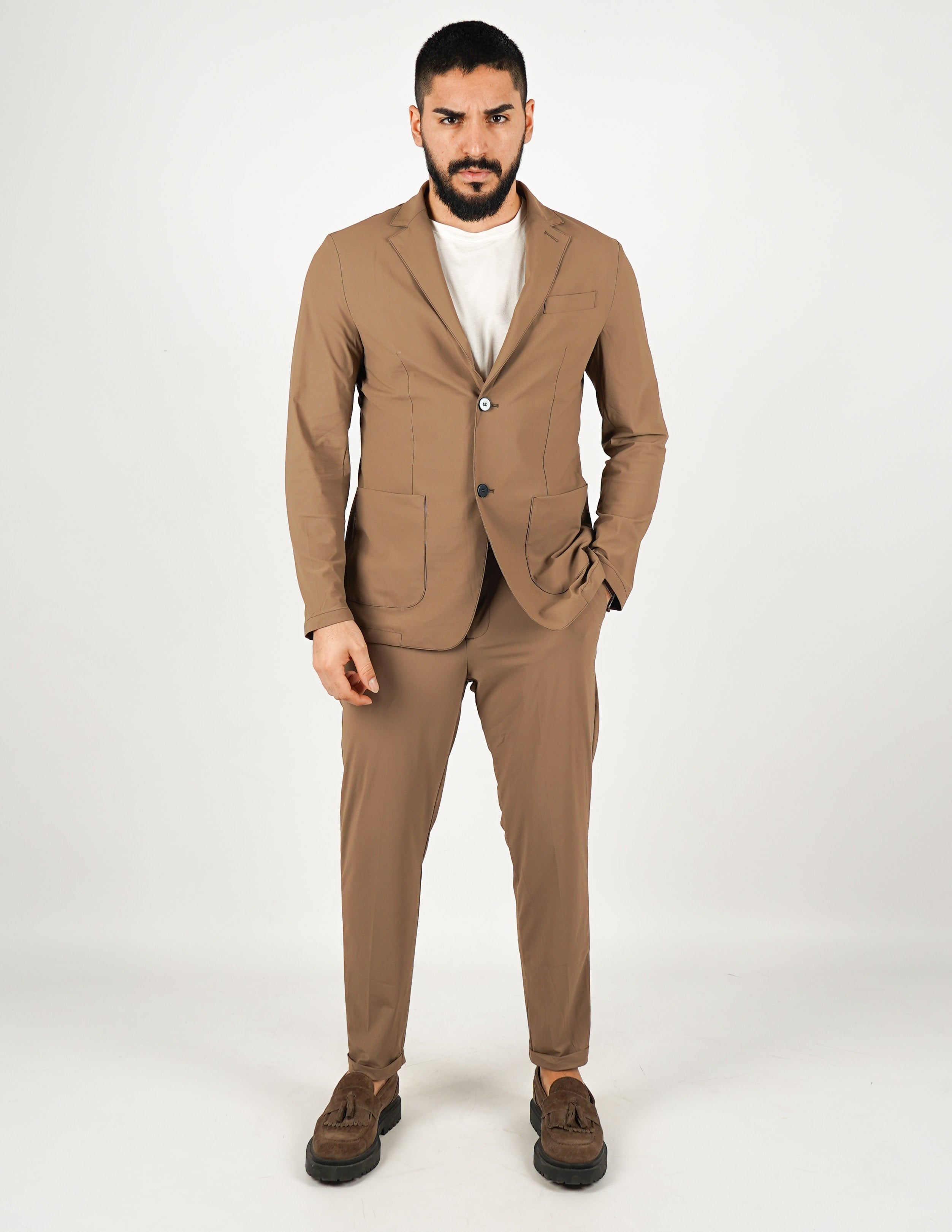 ABITO UOMO MONOPETTO EXTRA LIGHT "NO STIRO"