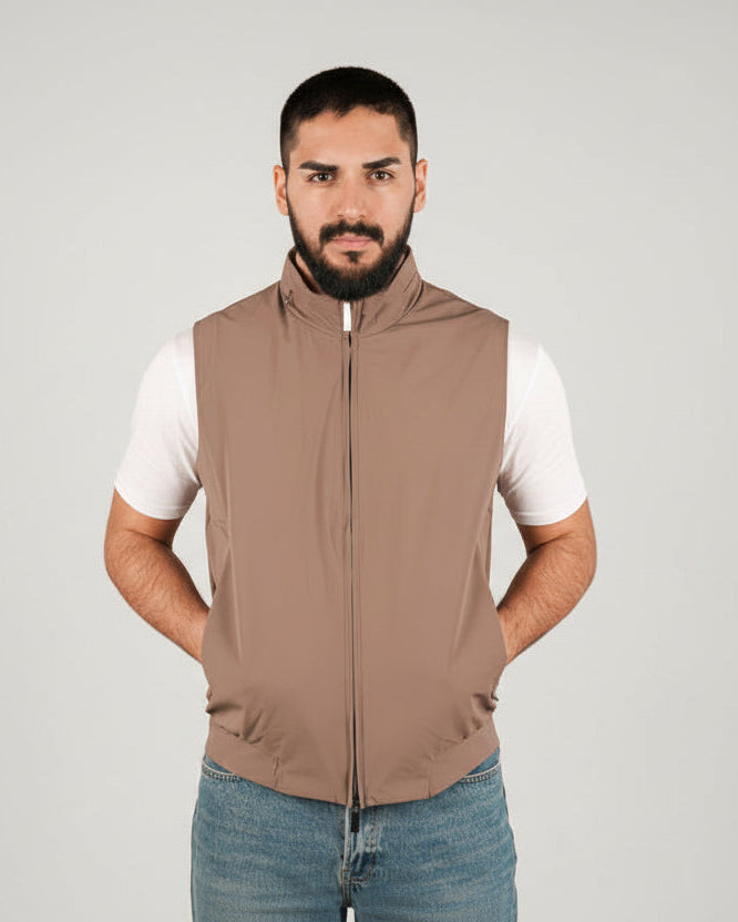 GILET SMANICATO EXTRA LIGHT NO STIRO